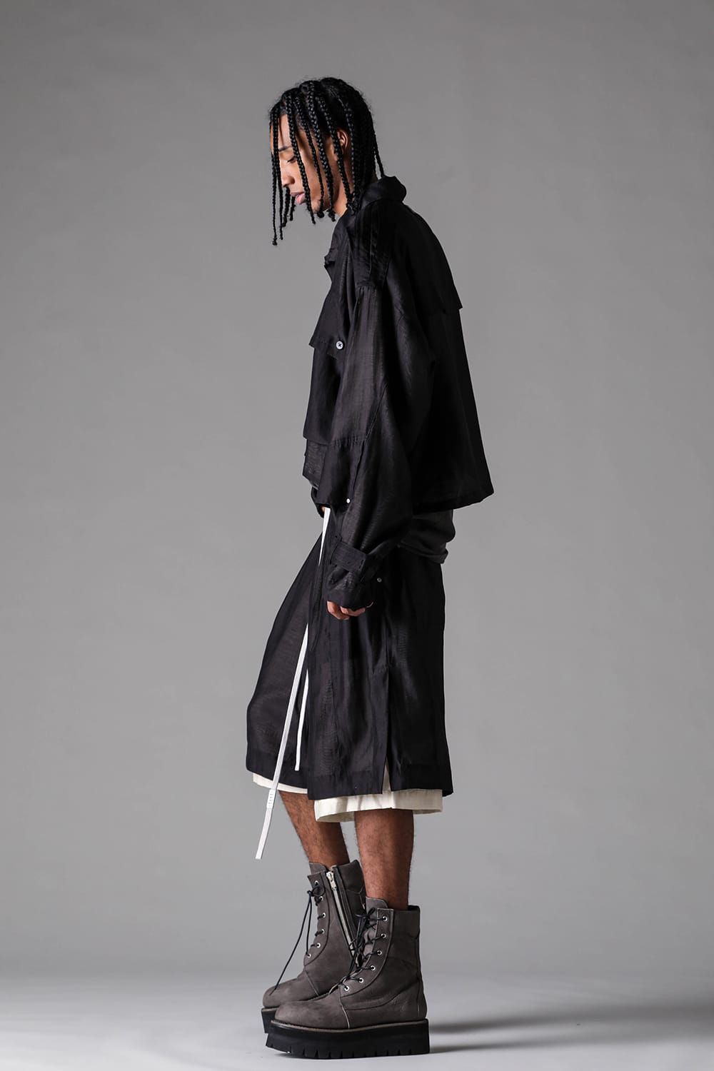 《2027SS先行予約》Stand Collar Blouson"Black" / スタンドカラーブルゾン"ブラック"