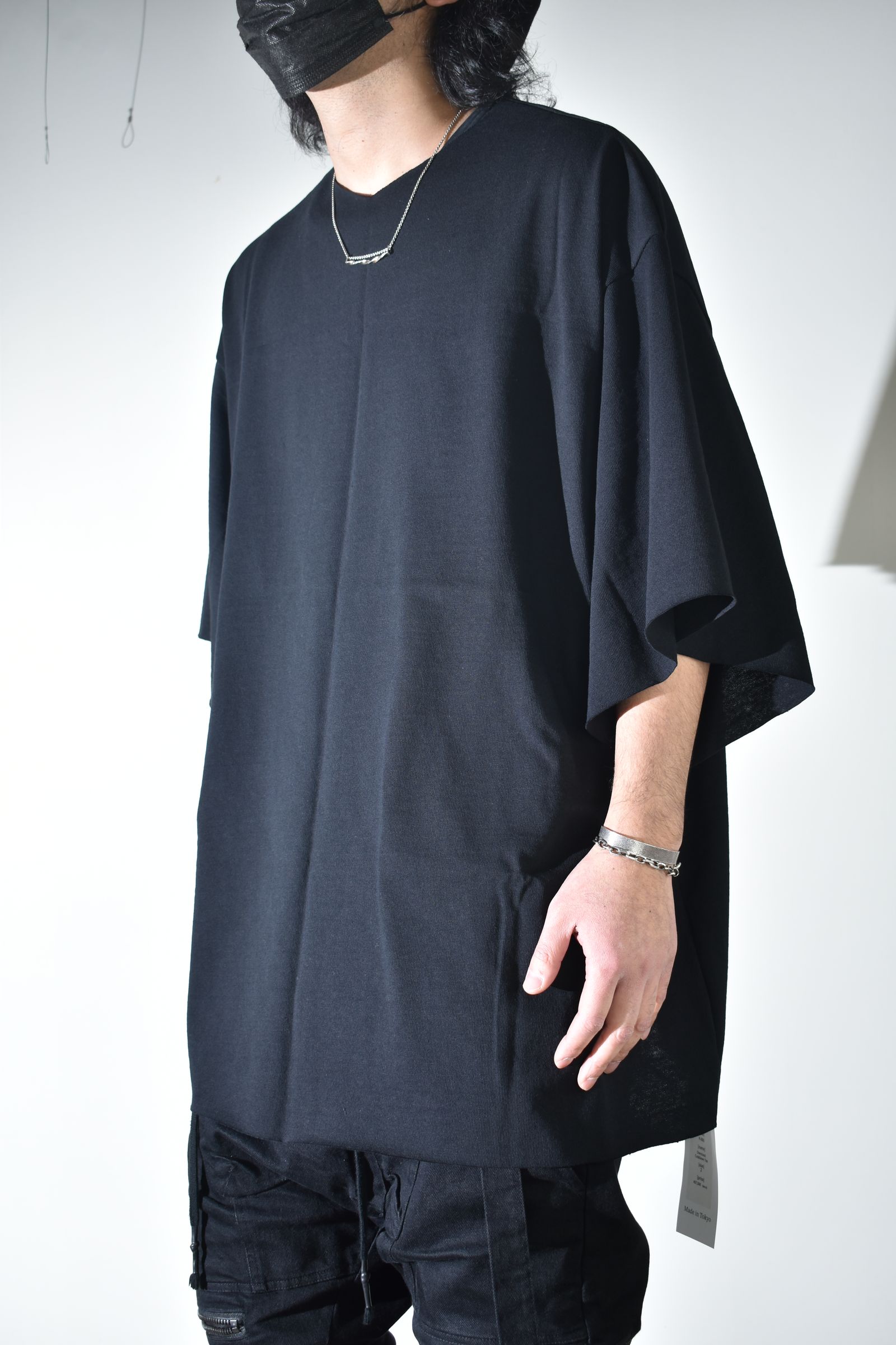 Oversized Cut & Sewn Tee"Black" / オーバーサイズカットソー"ブラック"
