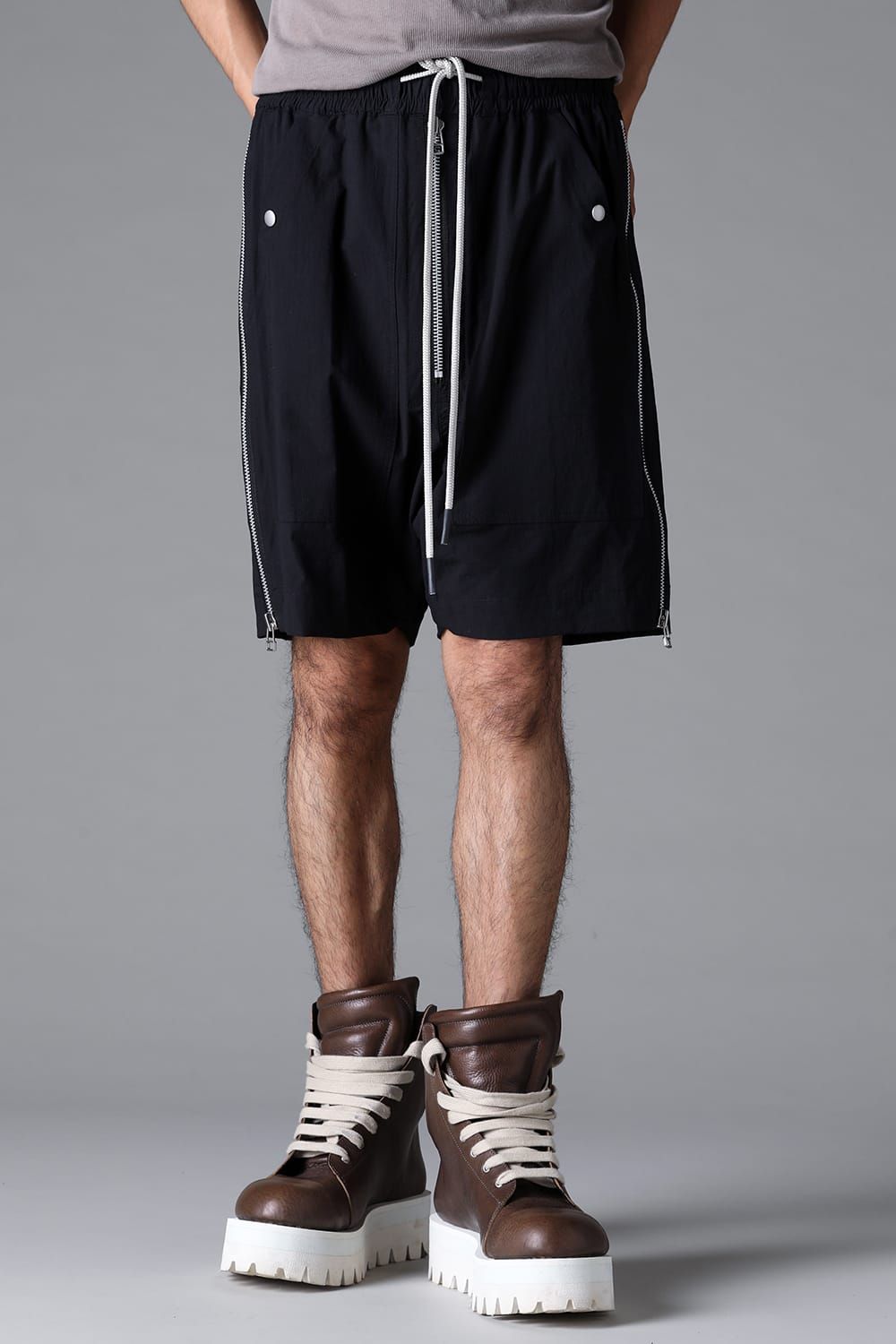《2026SS先行予約》Side Zip Shorts"Black / White /Stone" / サイドジップショーツ"ブラック/ホワイト/ストーン"