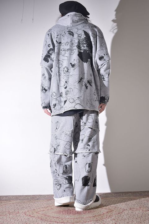 春夏のラフなスウェット