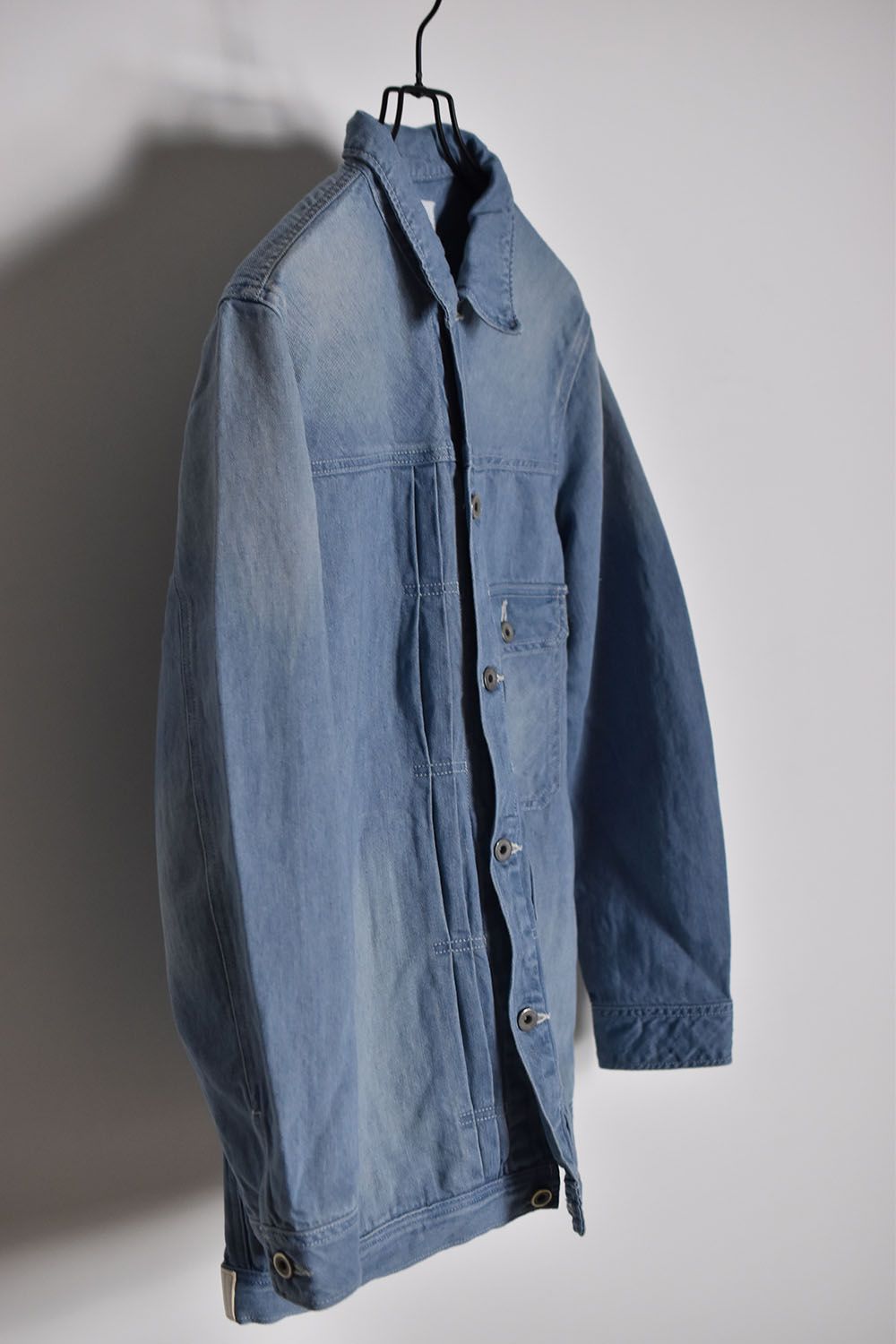 Cotton Linen Over Fitting G-Jacket"Indigo"/コットンリネンオーバーフィッティングGジャン"インディゴ"