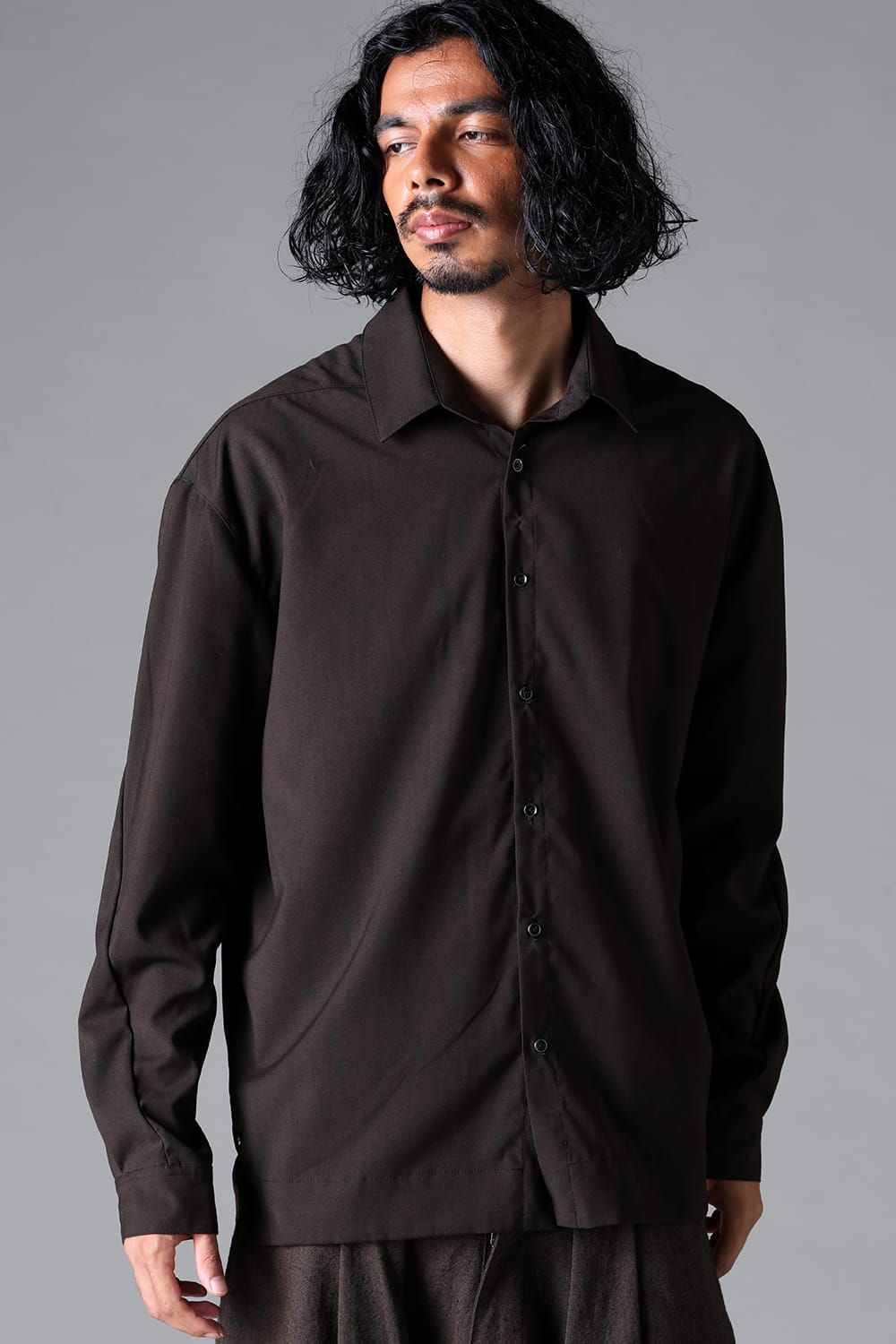 《2026SS先行予約》Abstract Shirt"Black / Grey /Brown" / アブストラクトシャツ"ブラック/グレー/ブラウン"