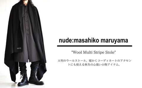 nude:masahiko maruyama.大判ストールの回