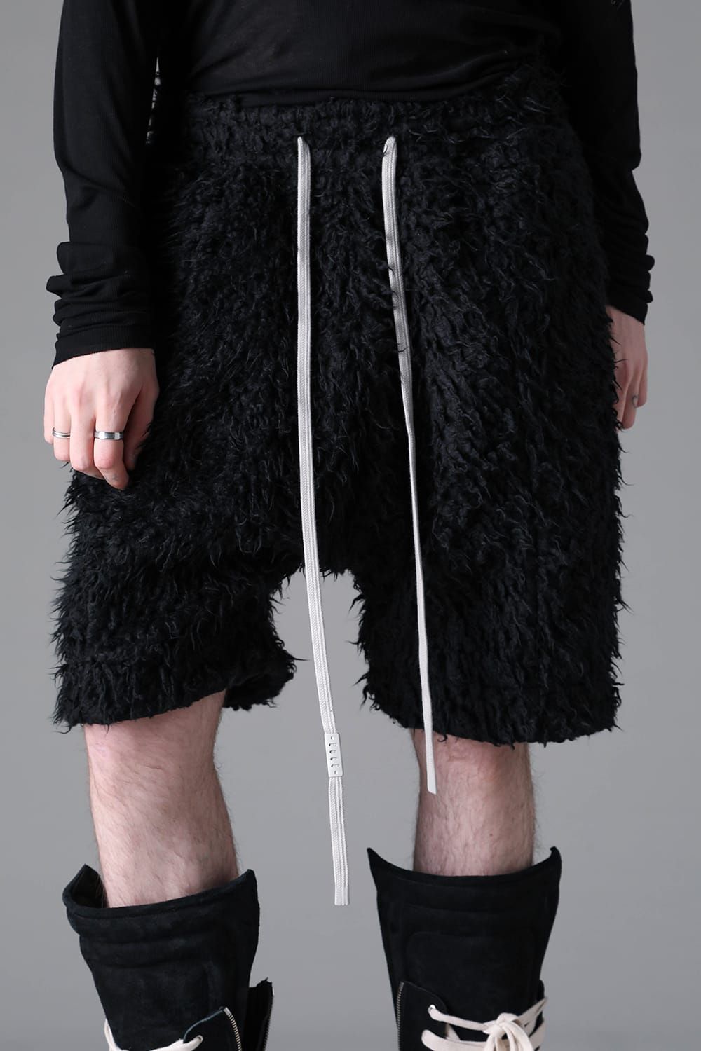 《2026AW先行予約》Sarrouel Short Pants"Black" / サルエルショートパンツ"ブラック"