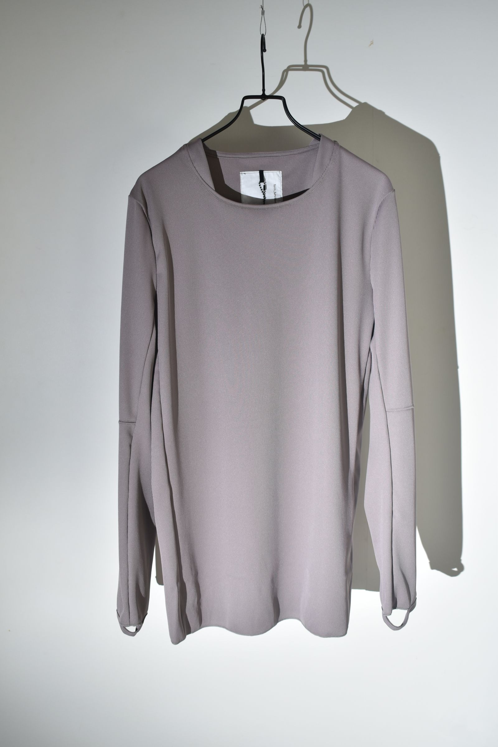 基層 Long Sleeve_01 "Light Greige" / 基層ロングスリーブ"ライトグレージュ"