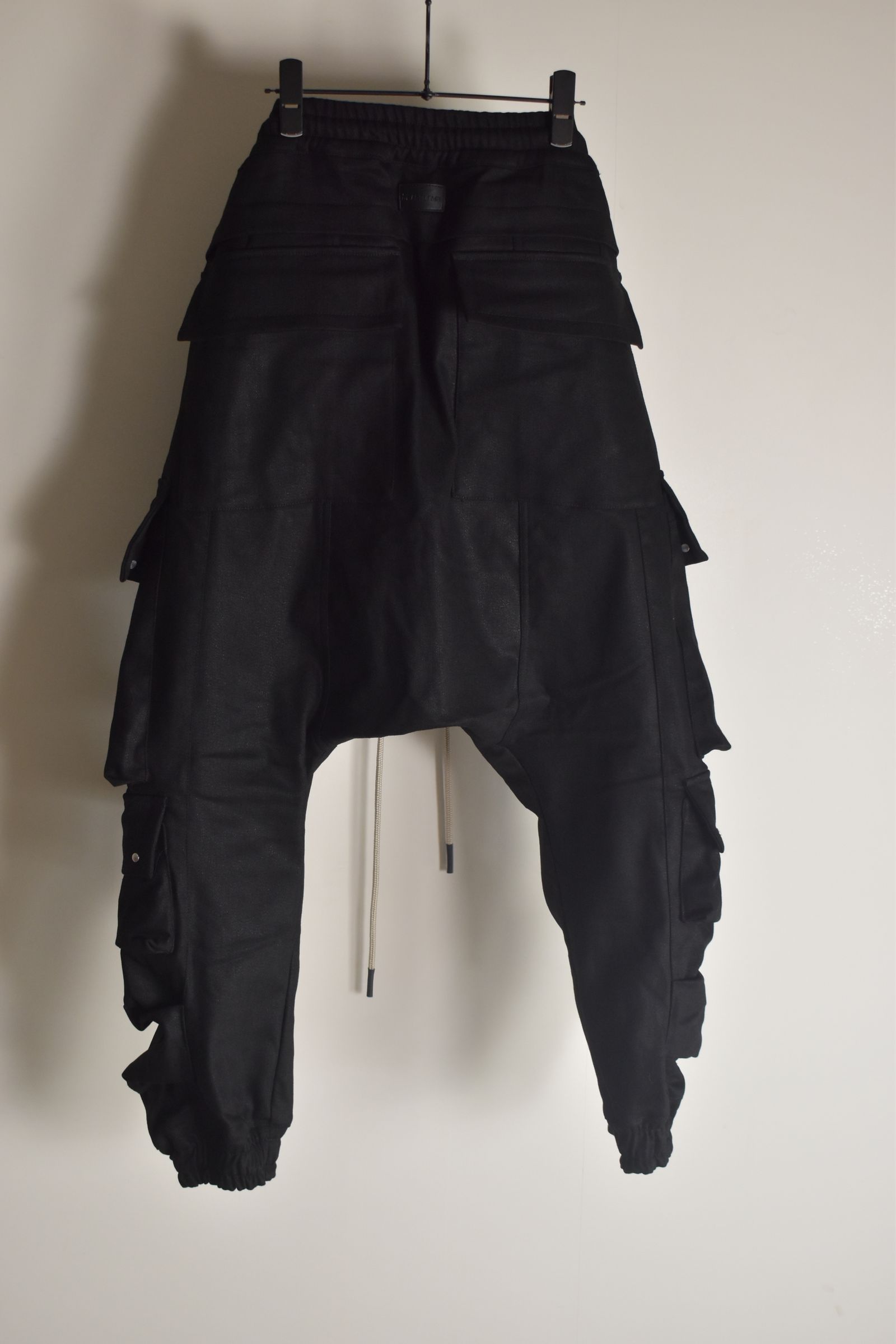 Bonding Sarouel Cargo Jogger Denim"Black" / ボンディングサルエルカーゴジョガーデニム"ブラック"