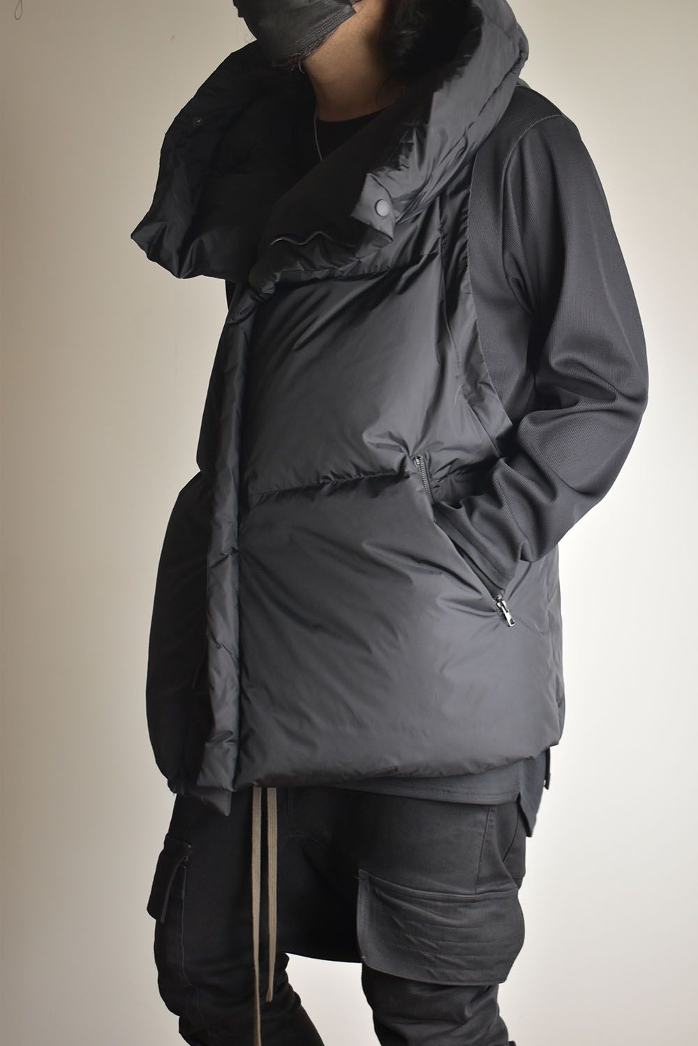 Detachable Sleeve Down Jacket"Black" / デタッチャブルスリーブダウンジャケット"ブラック"