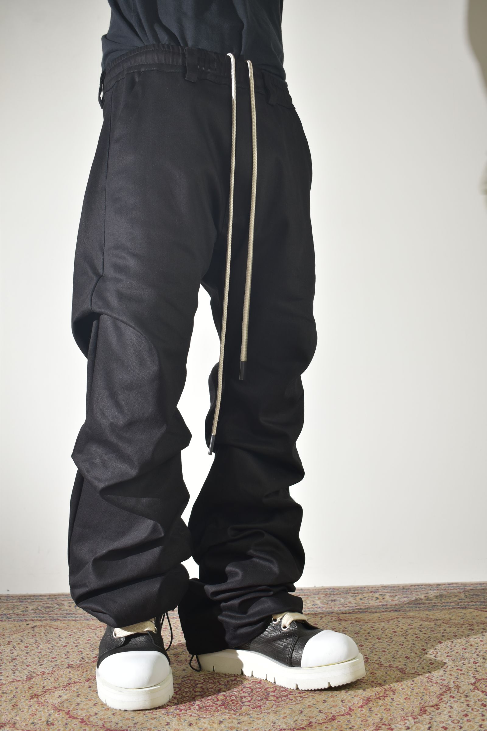 《2026AW先行予約》Boots Cut Tuck Pants"Black" / ブーツカットタックパンツ"ブラック"