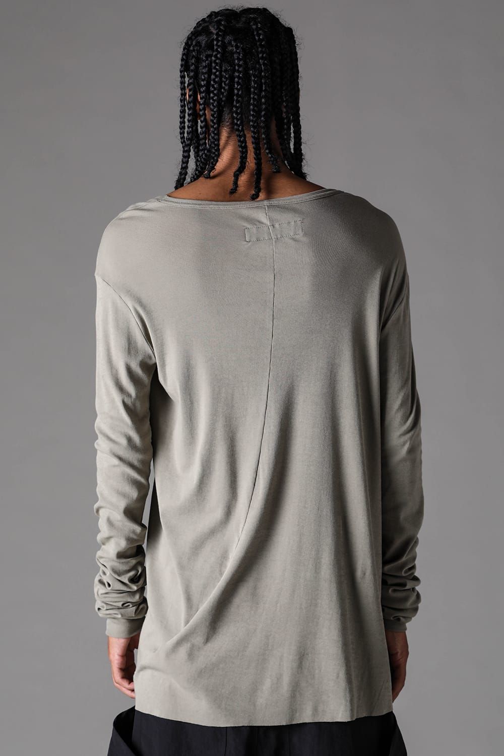 《2027SS先行予約》High Twist Rib Jersey Long Sleeve Tee "Black/ Sage Green / Brown / L.Grey / White "/ハイツイストリブジャージーロングスリーブTee"ブラック/セージグリーン/ブラウン/ライトグレー/ホワイト"