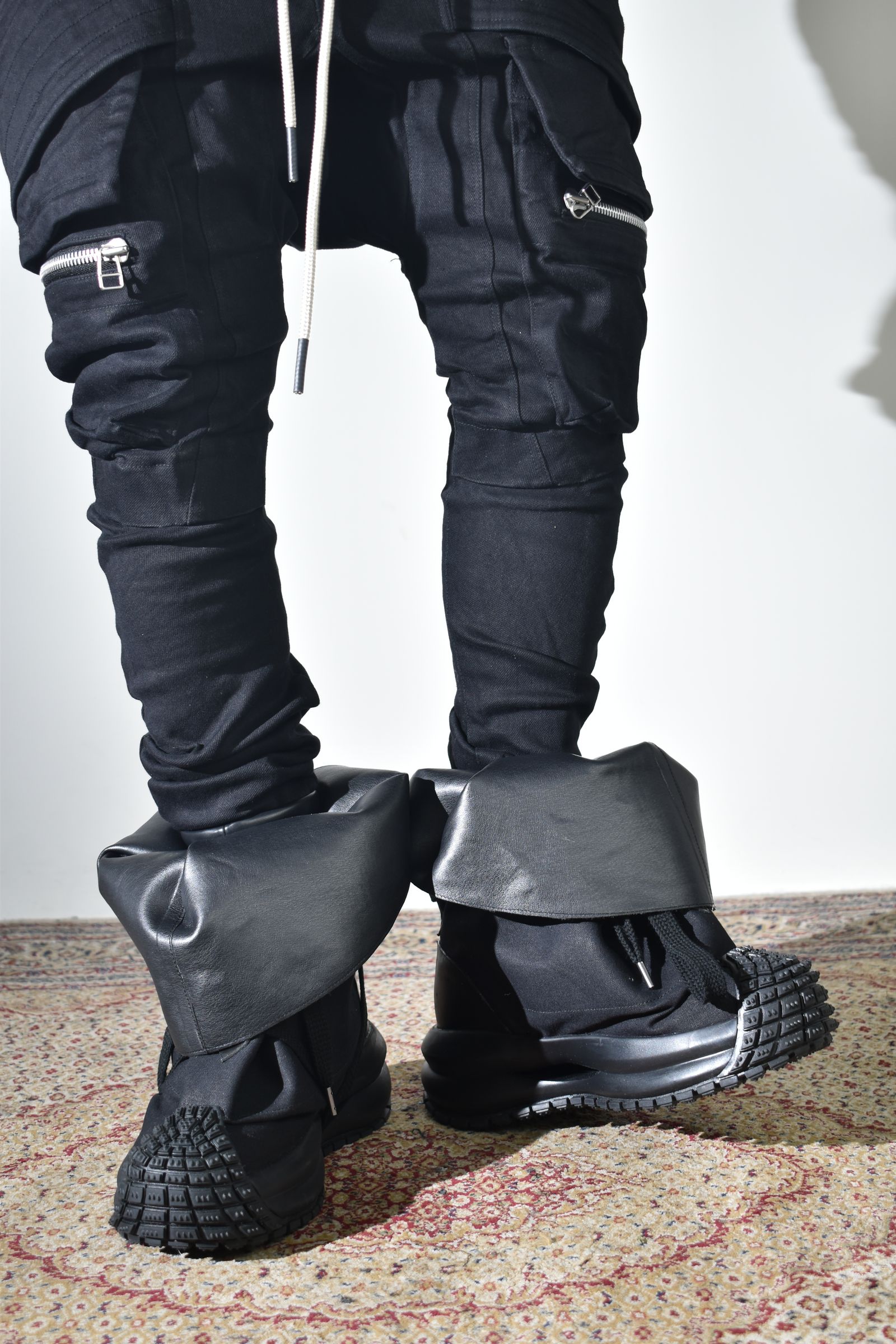 Magarimono collabo Sack Boots"Black" / MAGARIMONO コラボ サックブーツ"ブラック"