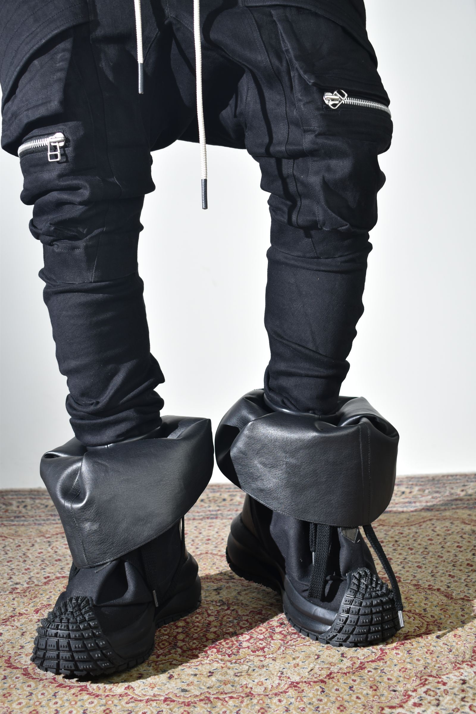 Magarimono collabo Sack Boots"Black" / MAGARIMONO コラボ サックブーツ"ブラック"