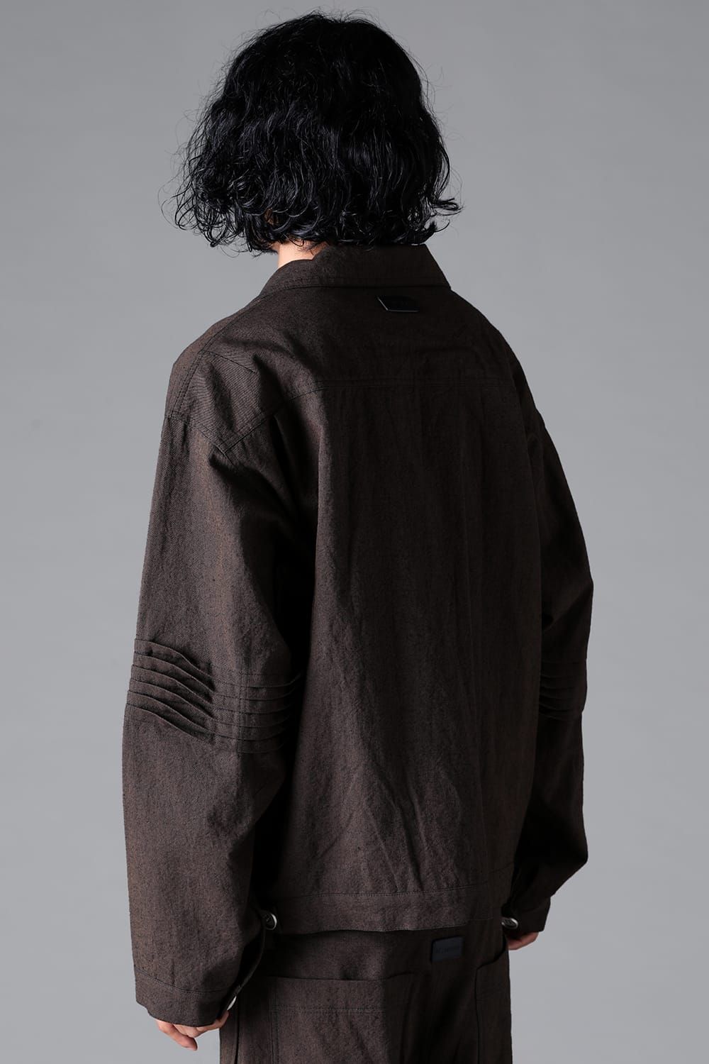 《2026SS先行予約》Pin Tuck Blouson"Macassar" / ピンタックブルゾン"マカサー"