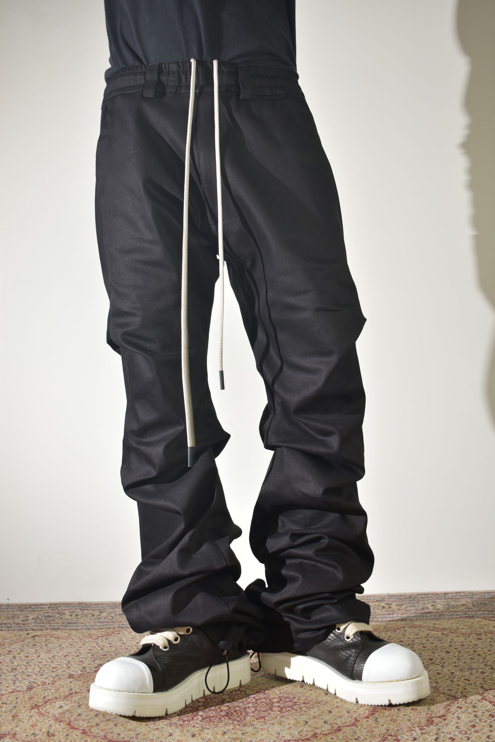 《2026AW先行予約》Boots Cut Tuck Pants"Black" / ブーツカットタックパンツ"ブラック"