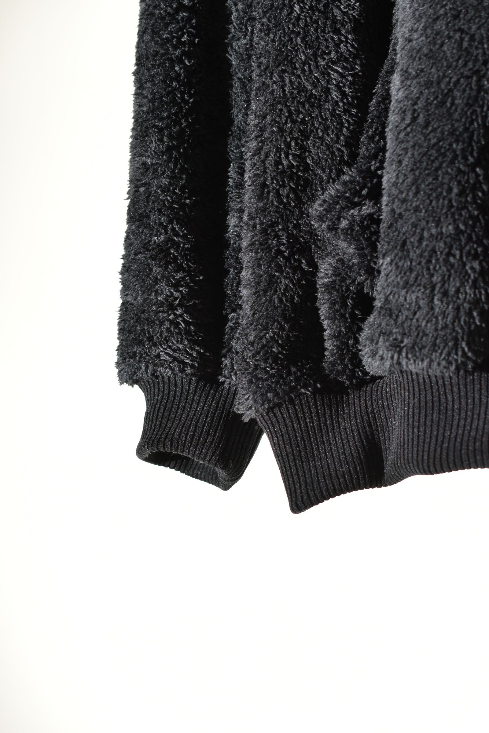 Fleece Big Hoodie "Black" / フリースビッグフーディ "ブラック"