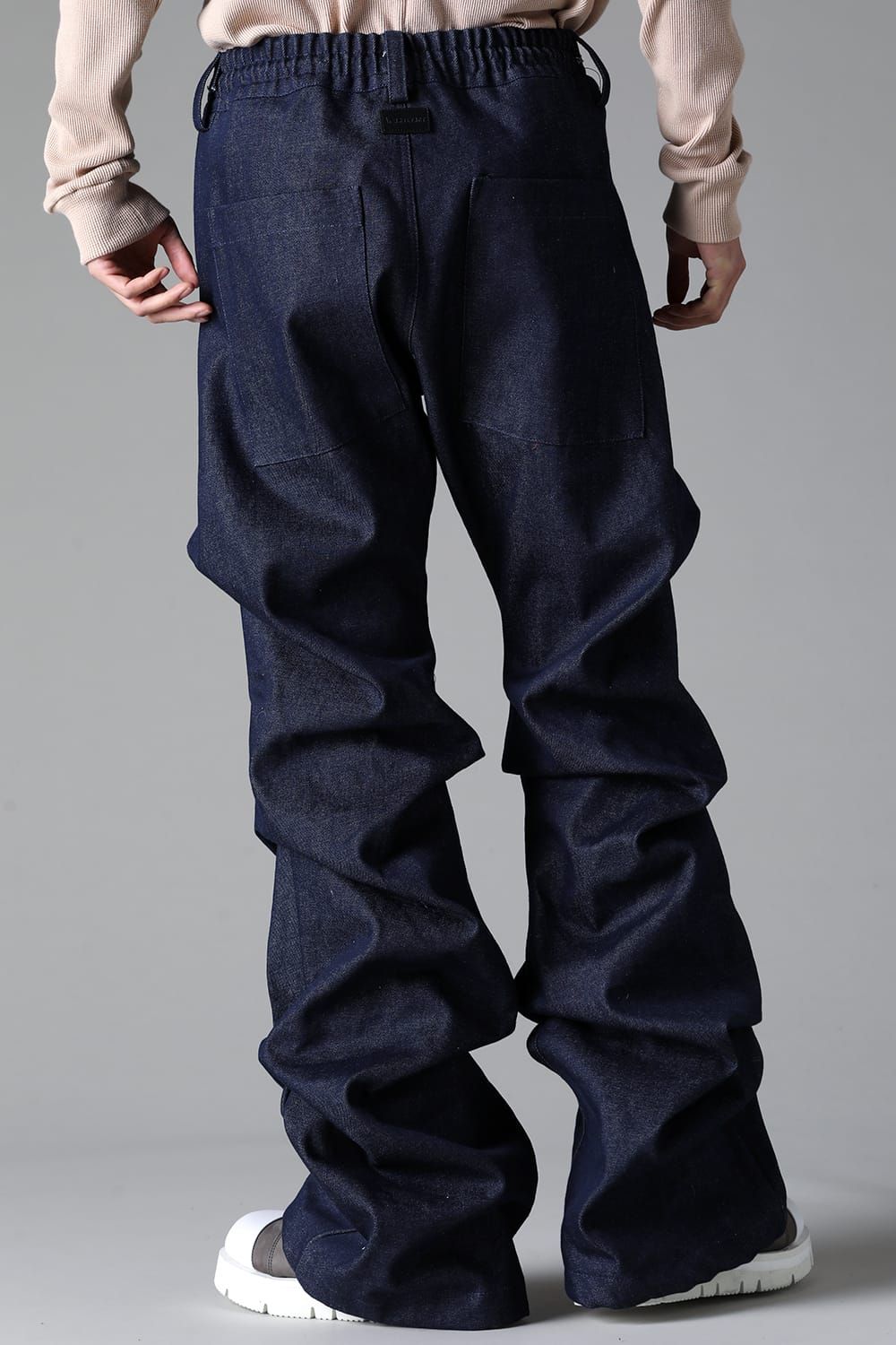 《2025AW先行予約》Boots Cut Tuck Pants"Black / Navy" /ブーツカットタックパンツ"ブラック/ネイビー"