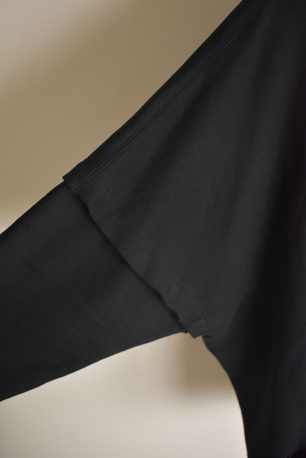 Sweat Oversize Zip Up Hoodie"Black" / スウェットオーバーサイズジップアップパーカ"ブラック"