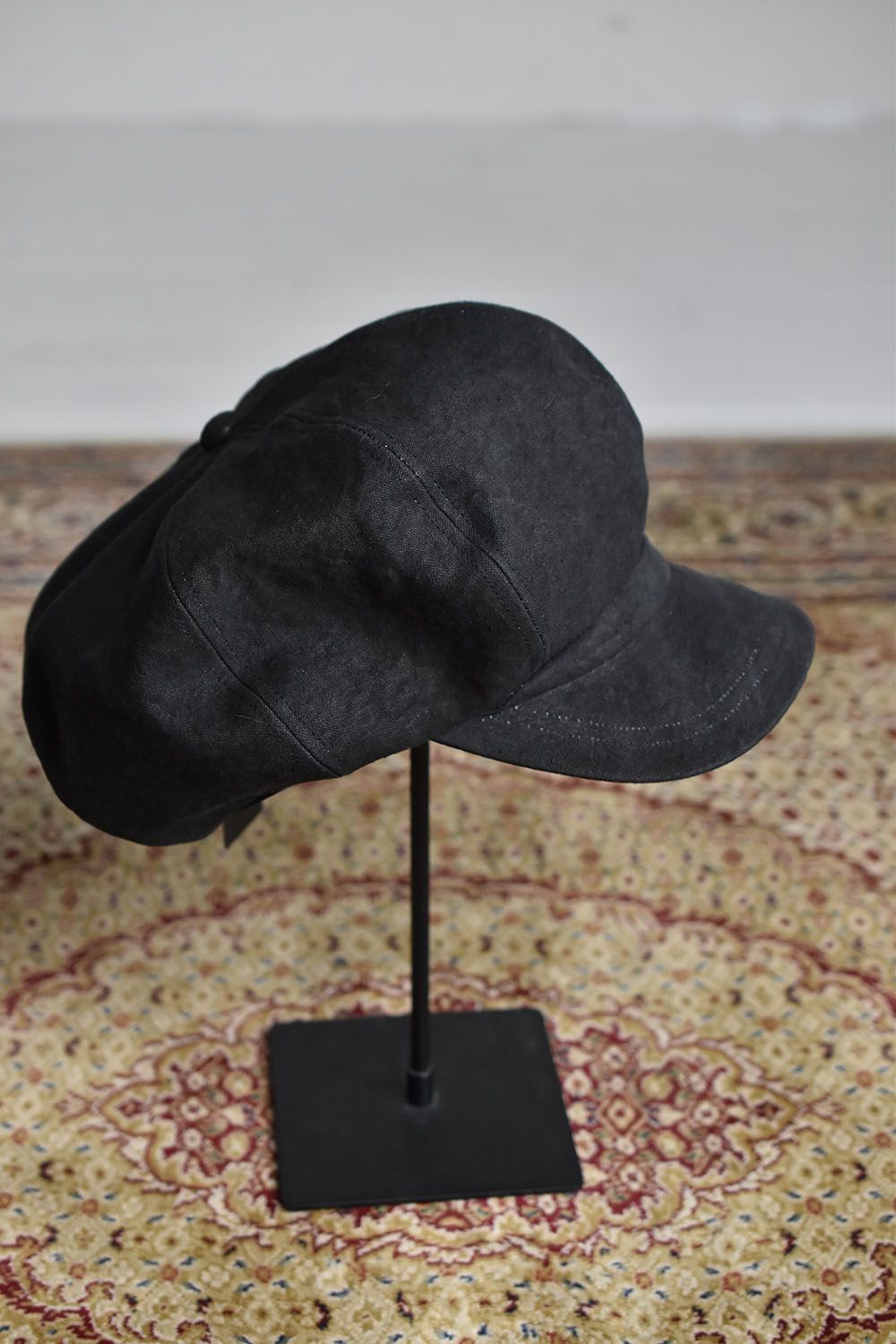 Linen Casquette"Sumi"/リネンキャスケット"墨"