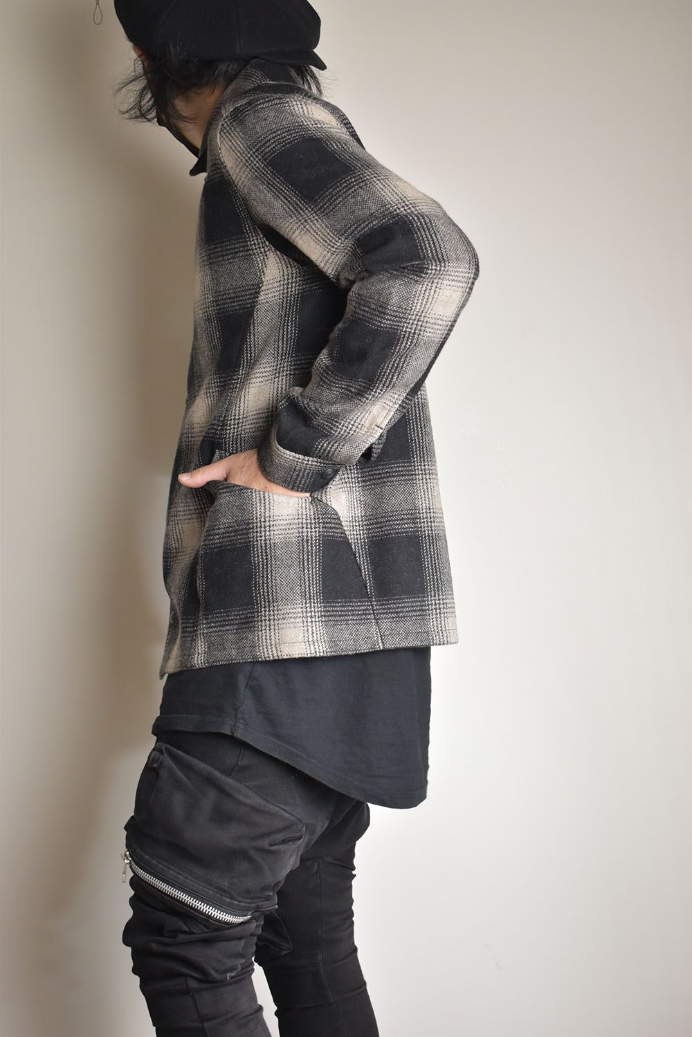 Flannel Shirts"Mix Black"/フランネルシャツ"ミックスブラック"