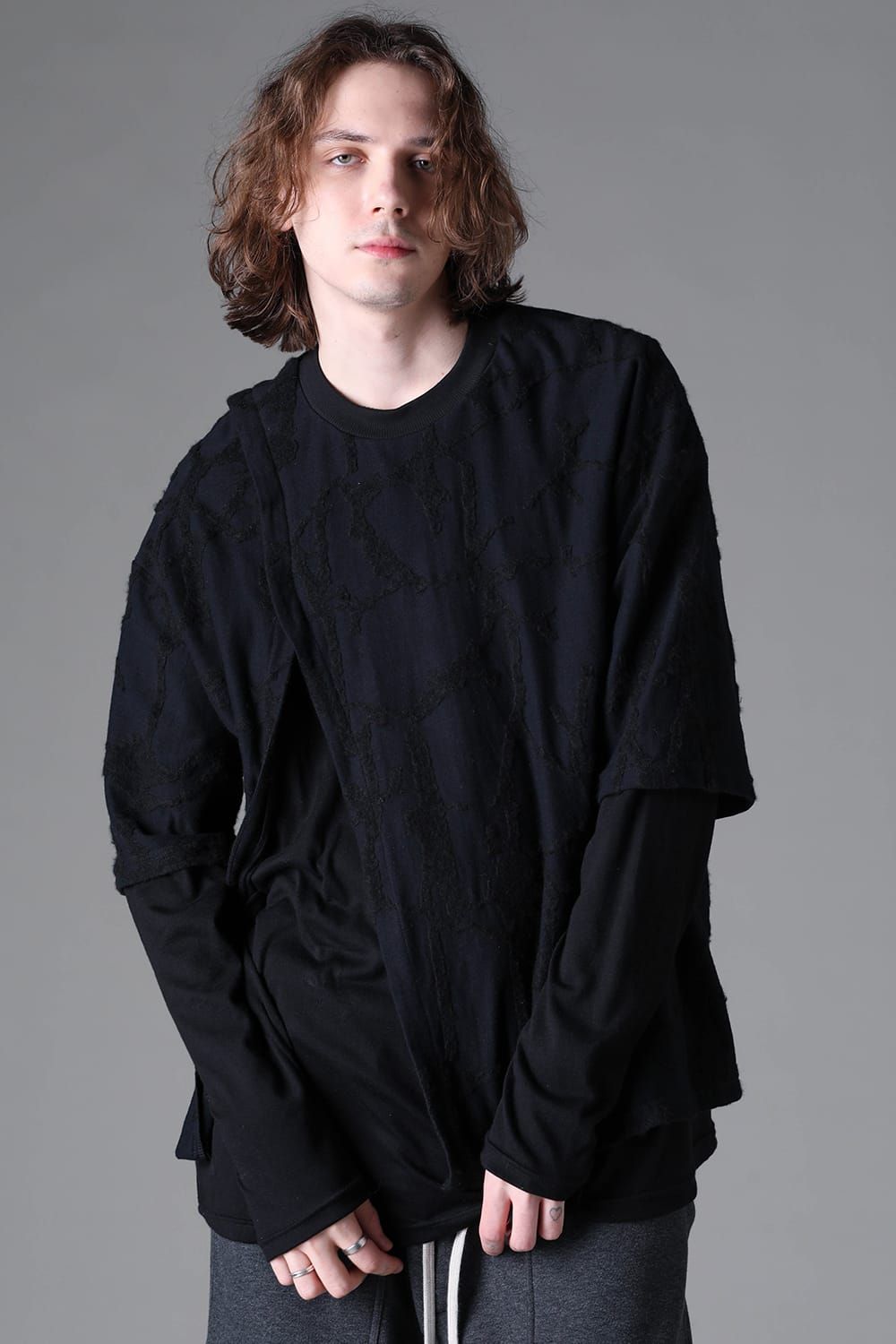 《2026AW先行予約》Leyerd Long Sleeve "Black " / レイヤードロングスリーブ"ブラック"