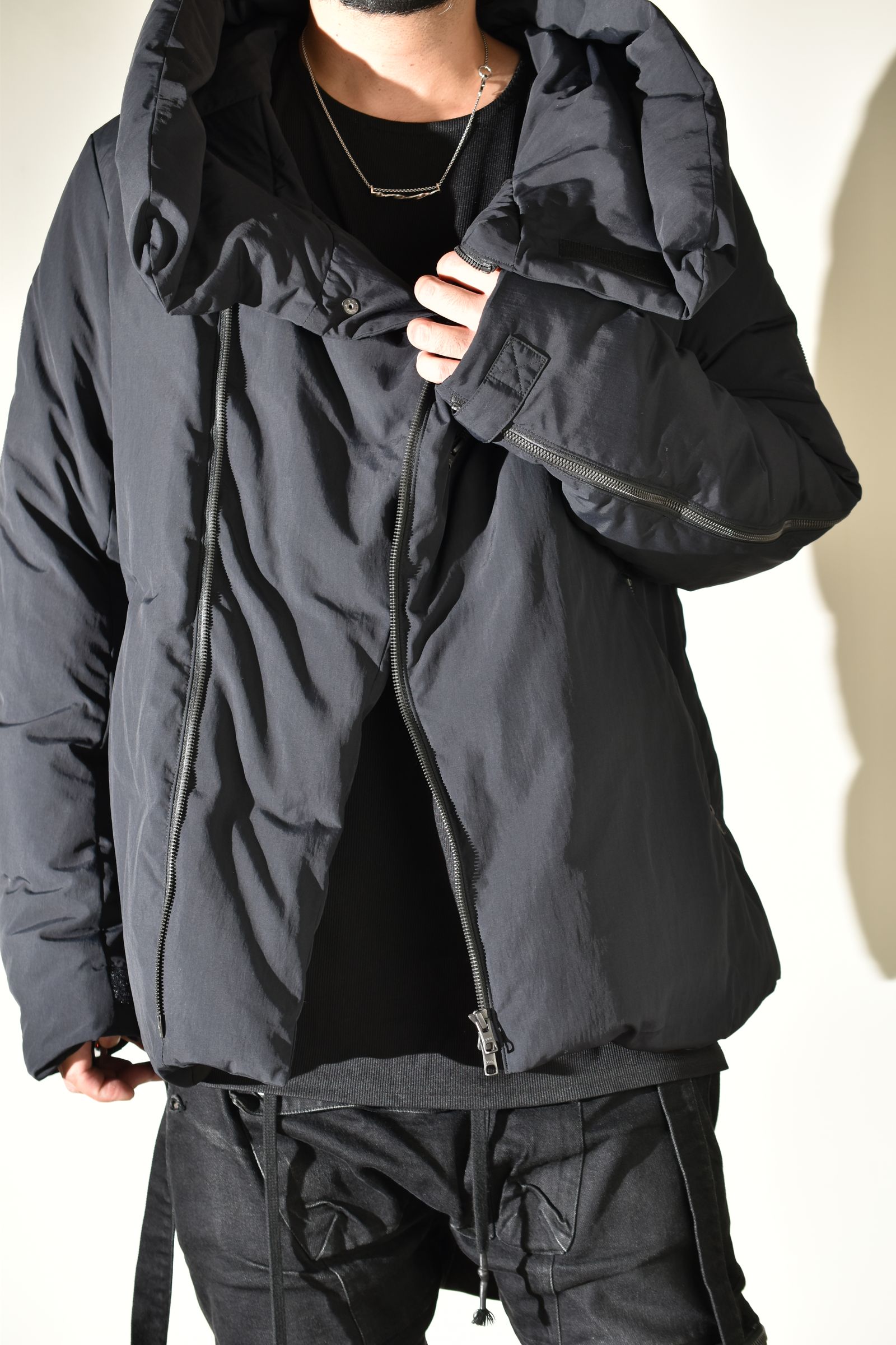 Multi Zip Down Parka Jacket (with Vest)"Black" / マルチジップダウンパーカージャケット(ベスト付き)"ブラック"