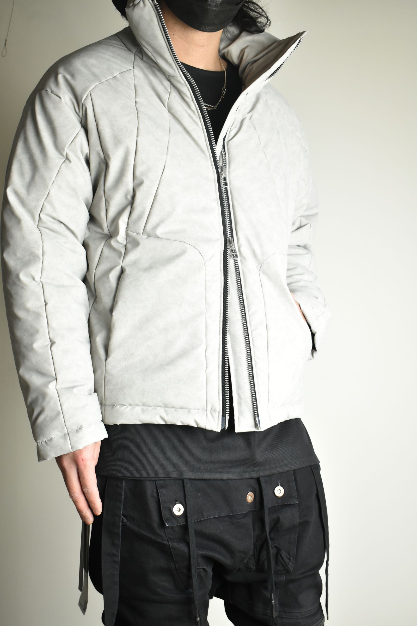 《2026AW先行予約》Padded Blouson "Smoke Black / L.Grey" / パデッドブルゾン"スモークブラック / ライトグレー"