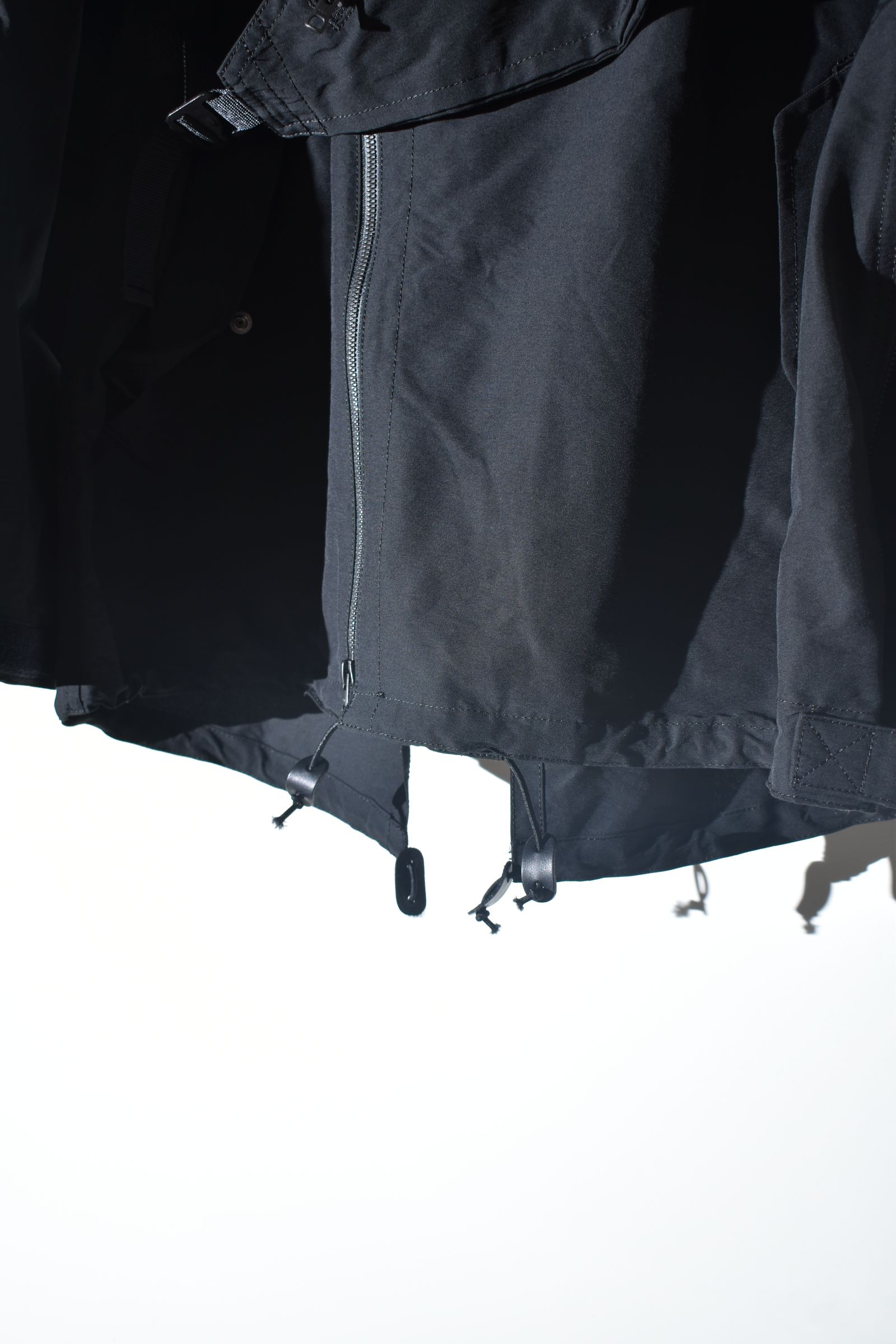Multi Zip Short Mods Coat"Black" / マルチジップショートモッズコート"ブラック"