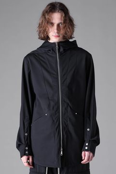 《2026AW先行予約》Technical Nylon Hoodie Blouson"Black" / テクニカルナイロンフーディブルゾン"ブラック"