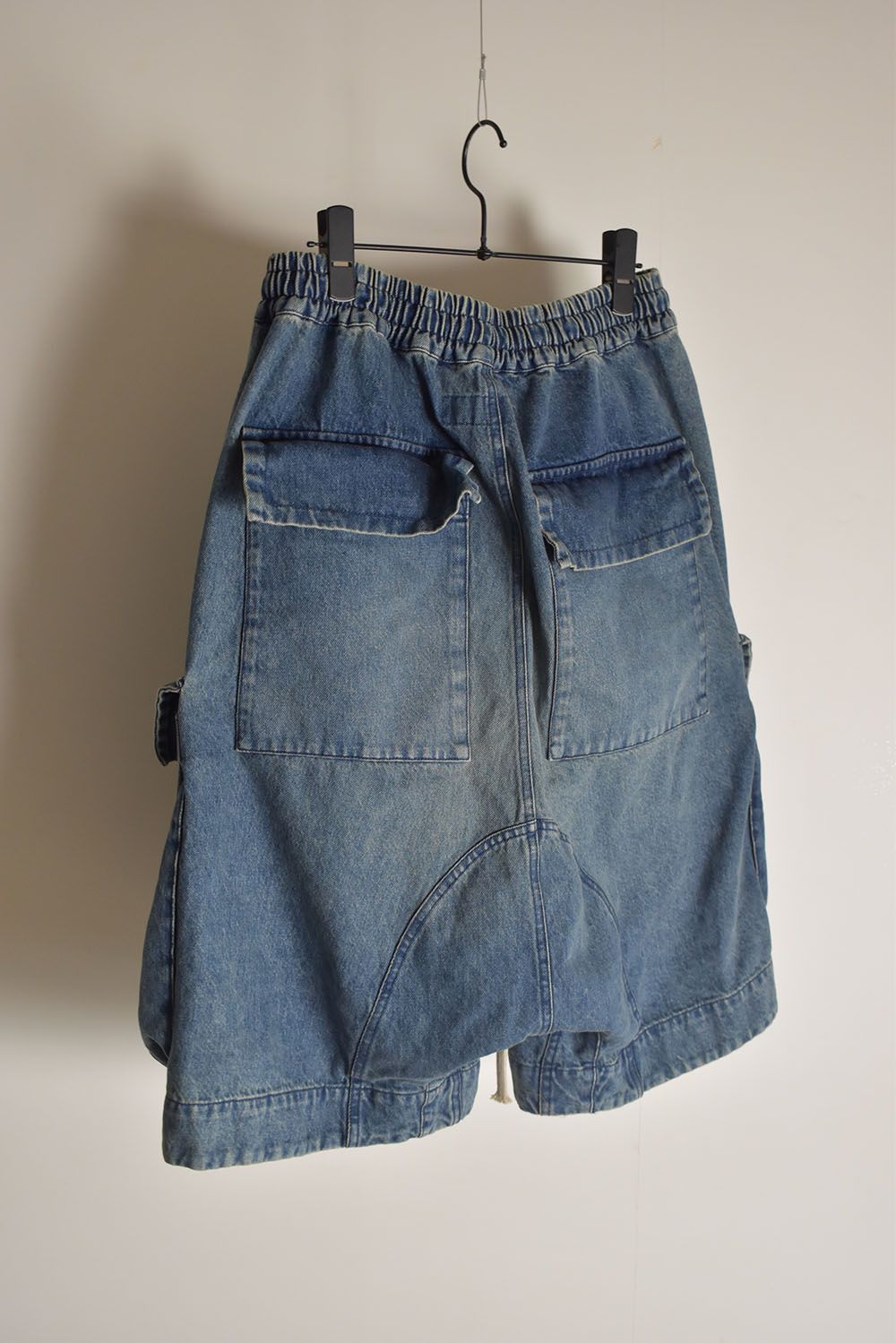 Vintage Denim Military Shorts"Blue" / ヴィンテージデニムミリタリーショーツ"ブルー"