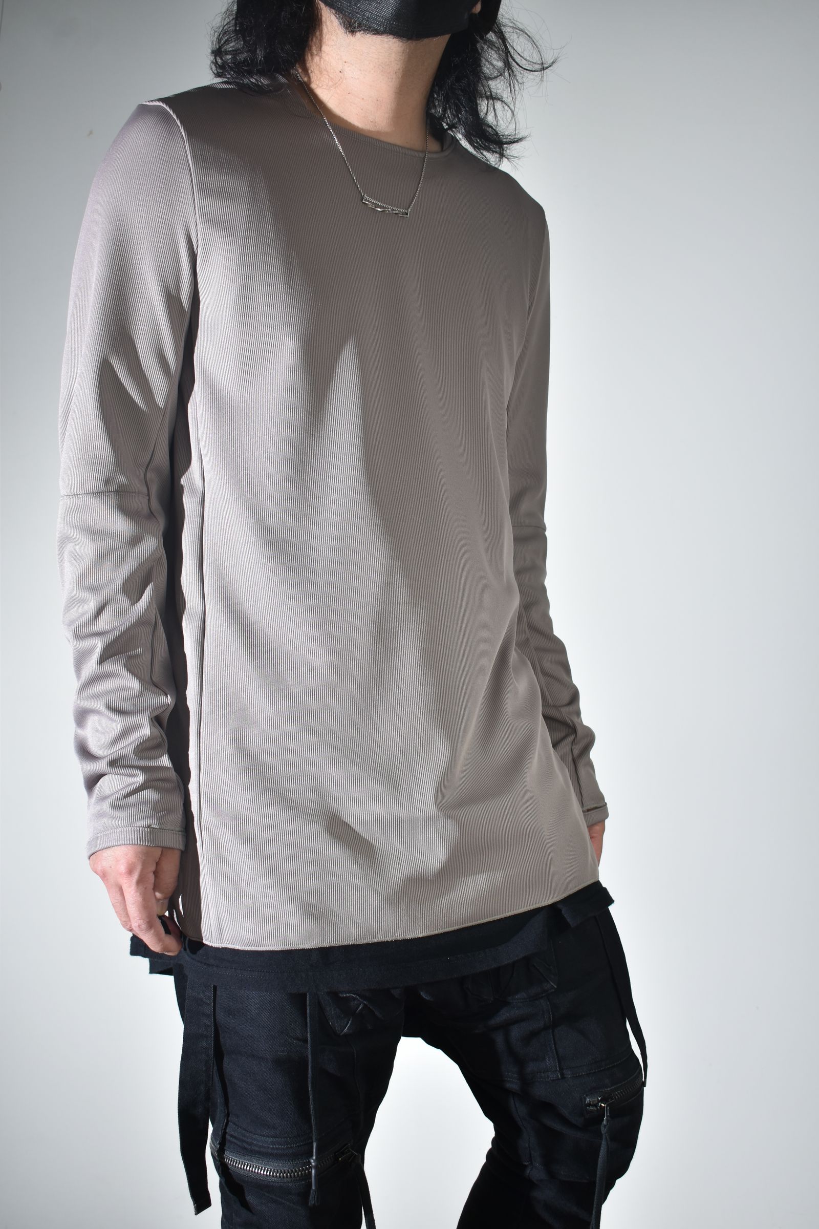 基層 Long Sleeve_01 "Light Greige" / 基層ロングスリーブ"ライトグレージュ"