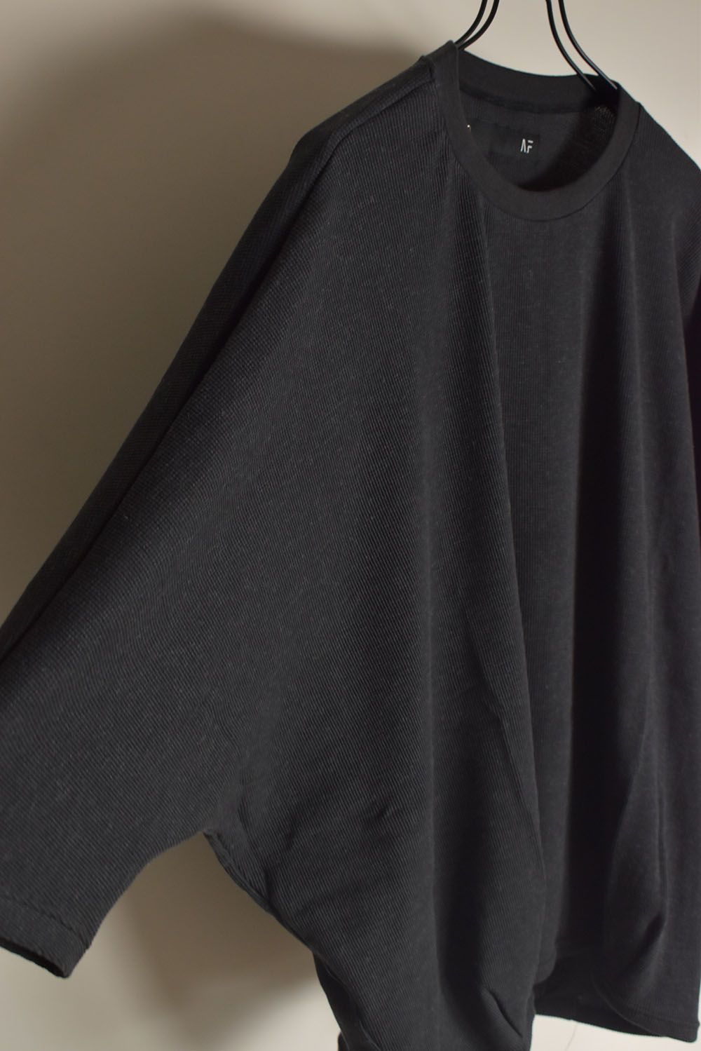 Waffle Dolman Tee"Charcoal" / ワッフルドルマンTee"チャコール"