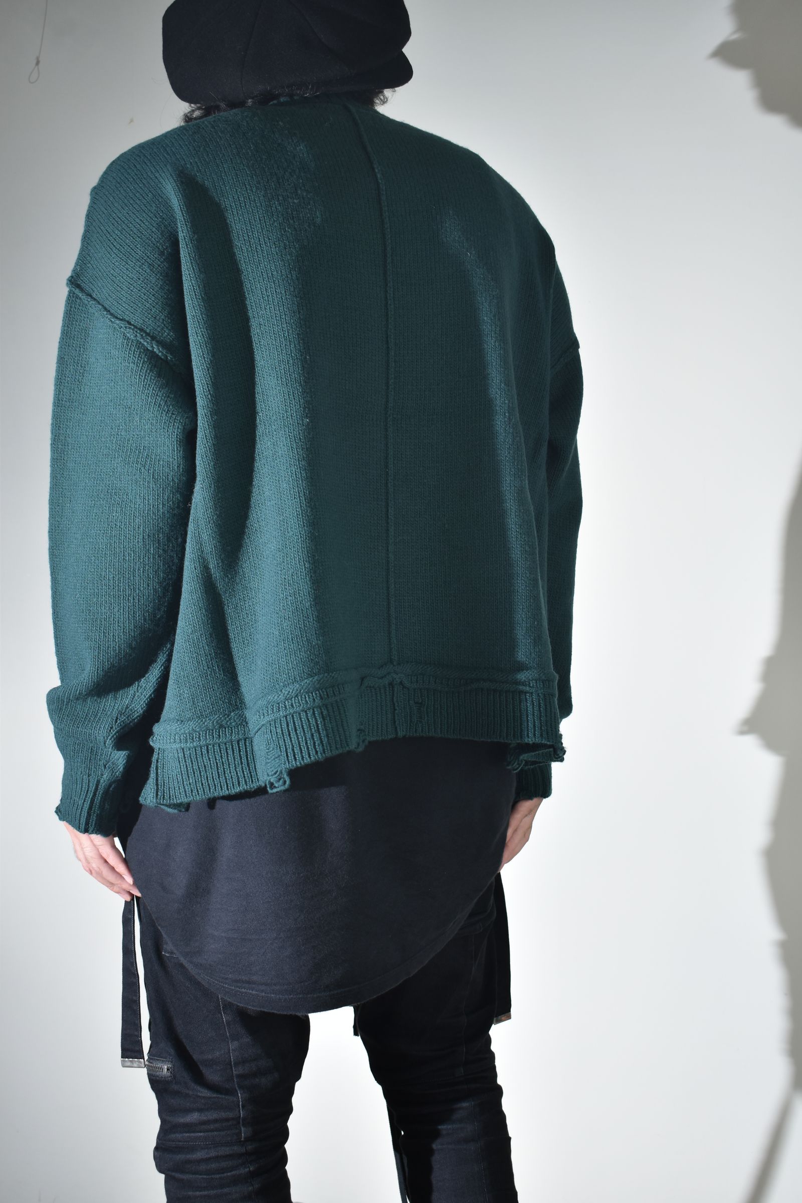 Dog Motif Intarsia Sweater "Jade" / ドッグモチーフインターシャセーター"ジェイド"