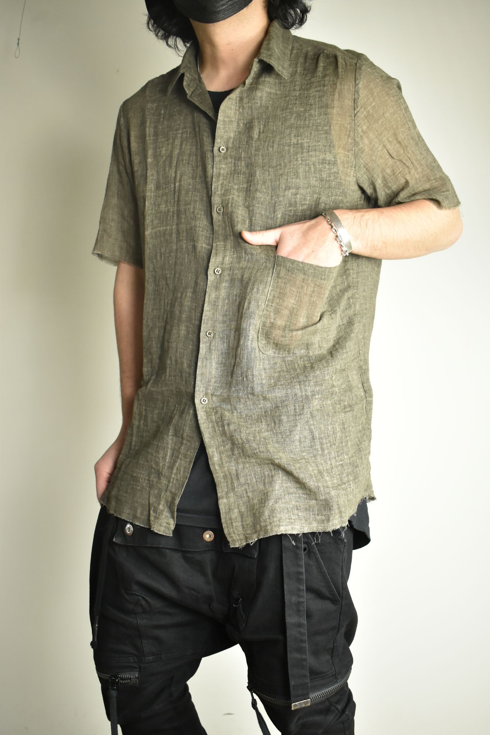 Short Sleeve Shirts"Charcoal Brown" / ショートスリーブシャツ"チャコールブラウン"