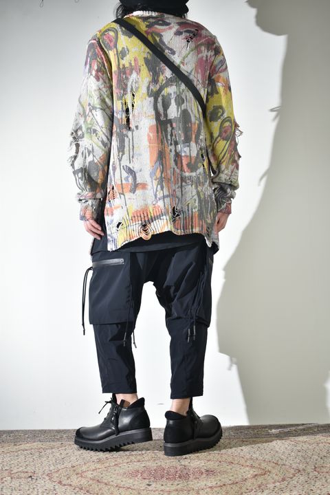 テクニカルなカーゴパンツ