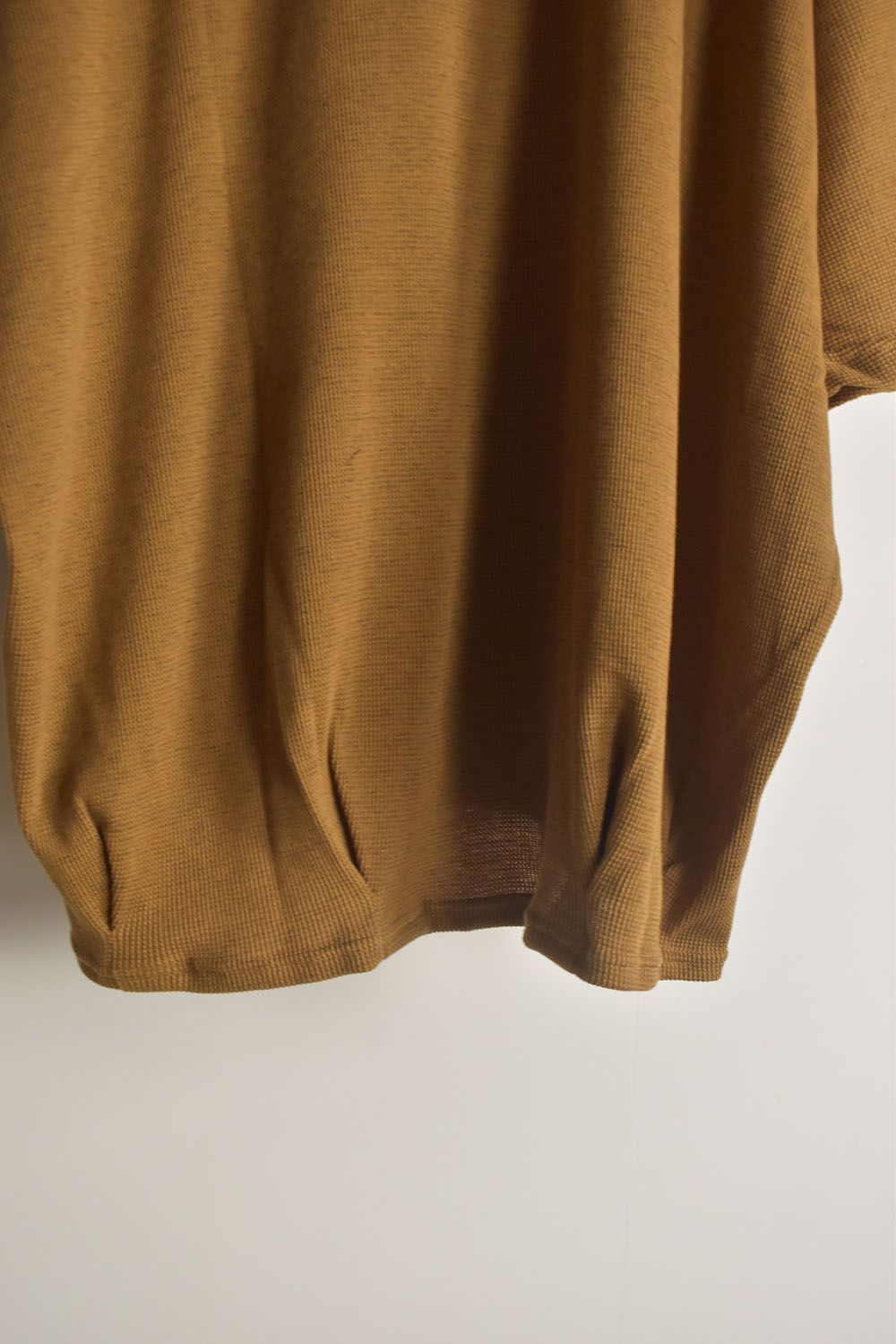 Waffle Dolman Tee"Raw Unber" / ワッフルドルマンTee"ローアンバー"