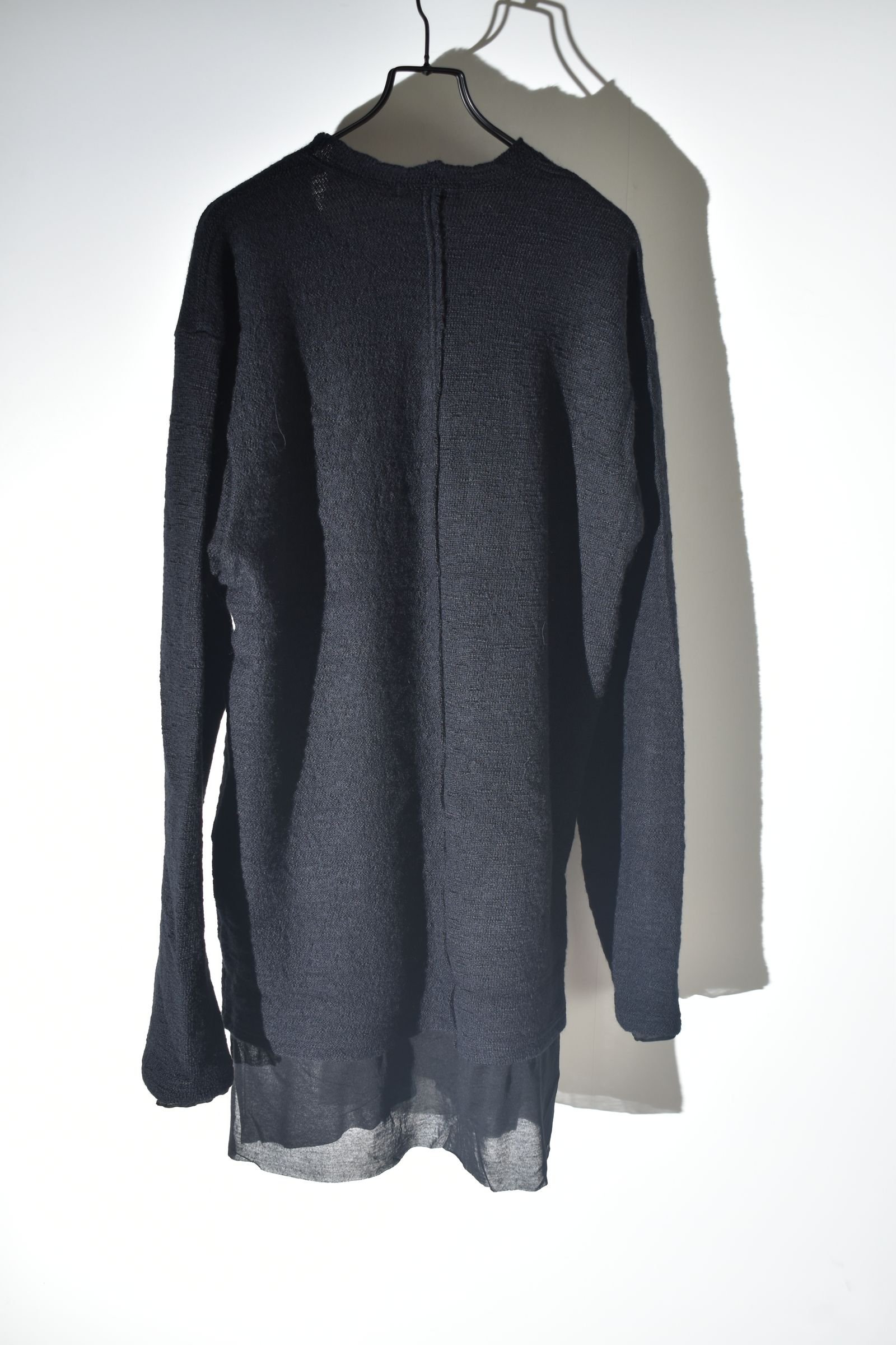 Layerd Long Sleeve Tee Shirt"Black" / レイヤードロングスリーブTeeシャツ"ブラック"