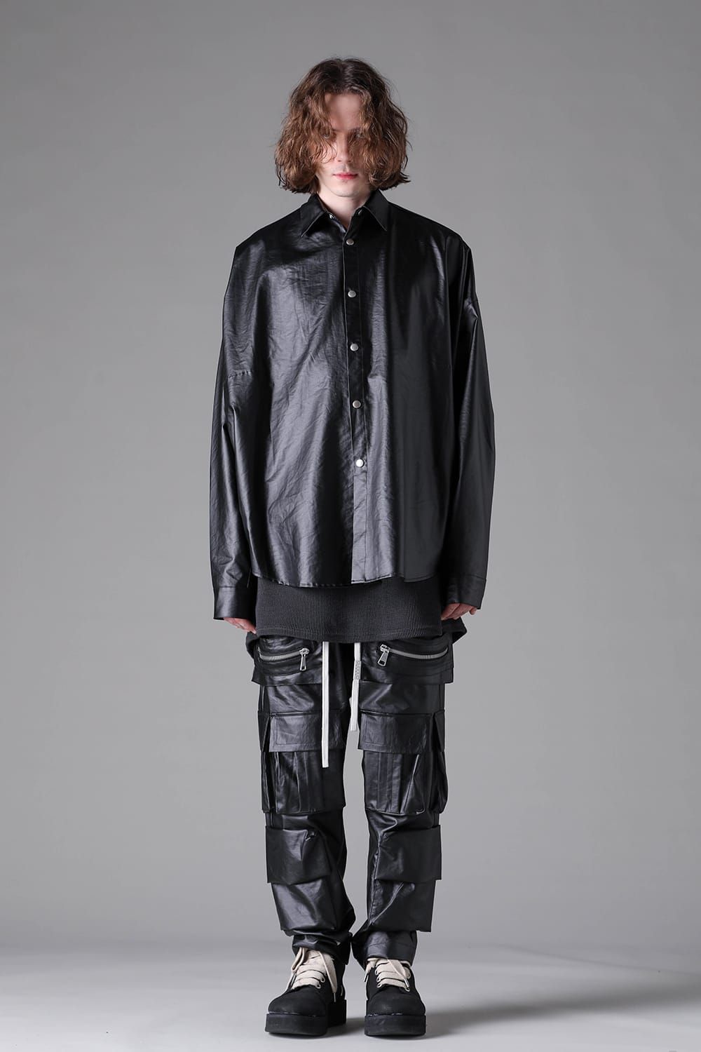 《2026AW先行予約》Cargo Sarrouel Easy Pants"Black" / カーゴサルエルイージーパンツ"ブラック"