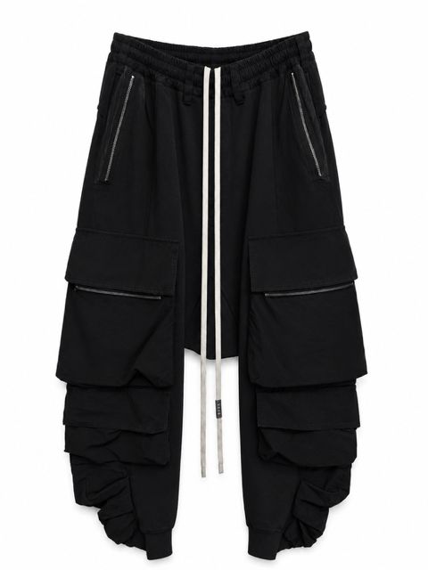 《2027SS先行予約》Cargo Sarrouel Easy Pants "Black / L.Grey / Ivory" / カーゴサルエルイージー"パンツ"ブラック / ライトグレー / アイボリー"