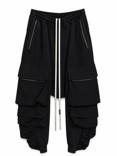 《2027SS先行予約》Cargo Sarrouel Easy Pants "Black / L.Grey / Ivory" / カーゴサルエルイージー"パンツ"ブラック / ライトグレー / アイボリー"