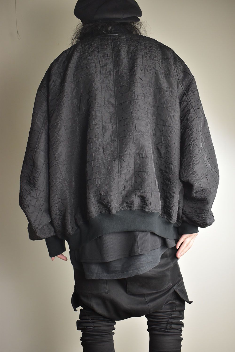 Geometry Jumbo MA-1 Blouson"Black" / ジオメトリージャンボMA-1ブルゾン"ブラック"