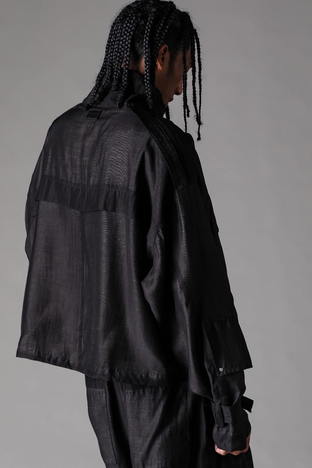 《2027SS先行予約》Stand Collar Blouson"Black" / スタンドカラーブルゾン"ブラック"