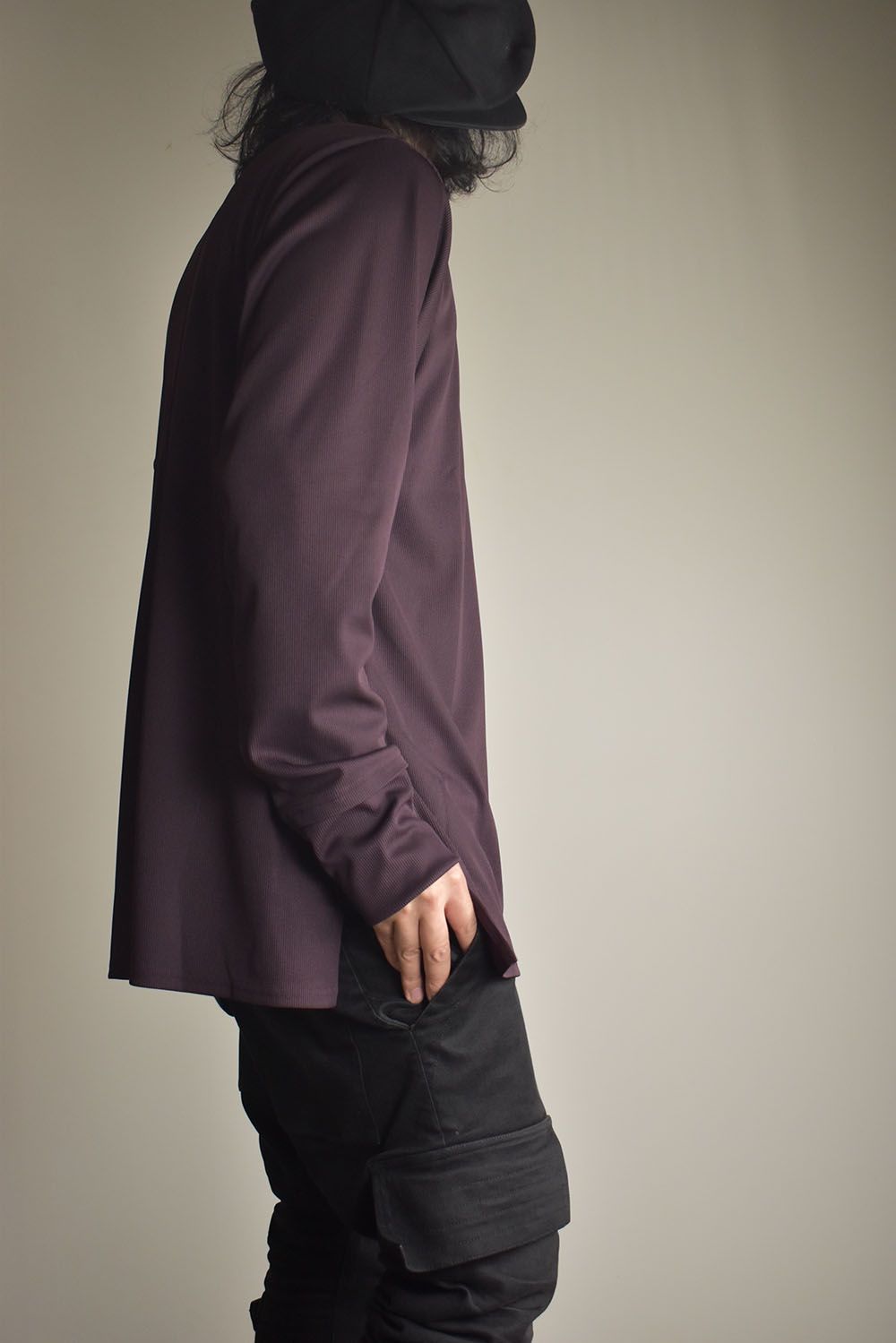 Base Layer Crew Neck "Bordeaux" / ベースレイヤークルーネック"ボルドー"