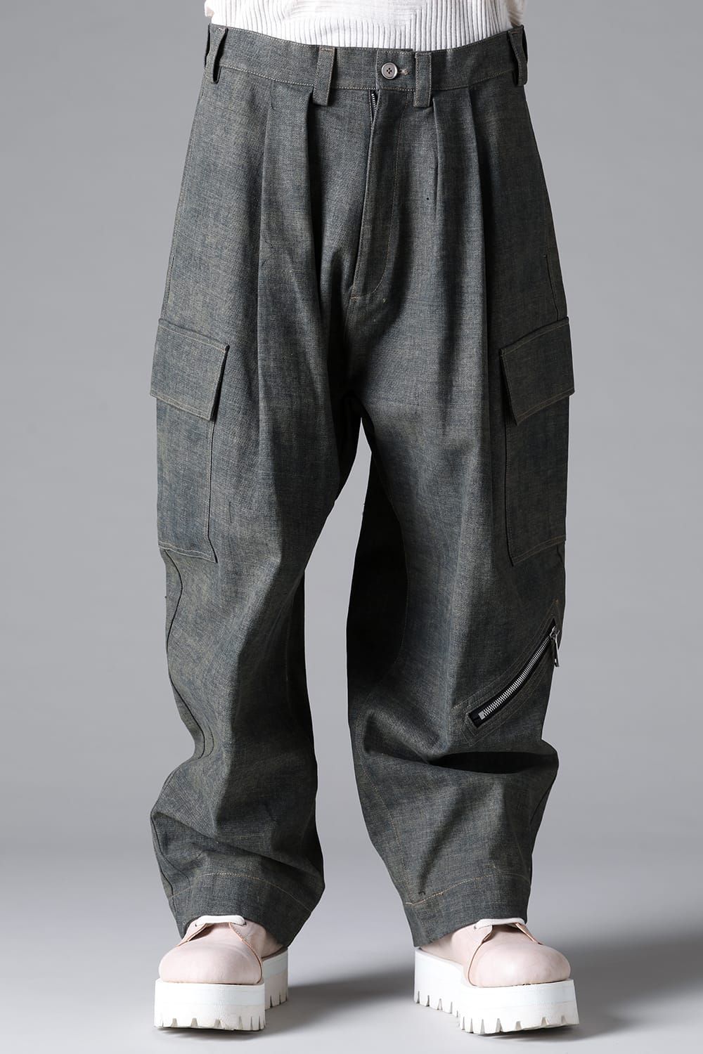 《2026SS先行予約》Blended Shades Denim Pants"D.verdigris/L.verdigris/Steel Blue"/ブレンデッドシェイドデニムパンツ" / ダークベルディグリ/ライトベルディグリ/スティールブルー"