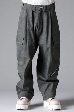 《2026SS先行予約》Blended Shades Denim Pants"D.verdigris/L.verdigris/Steel Blue"/ブレンデッドシェイドデニムパンツ" / ダークベルディグリ/ライトベルディグリ/スティールブルー"