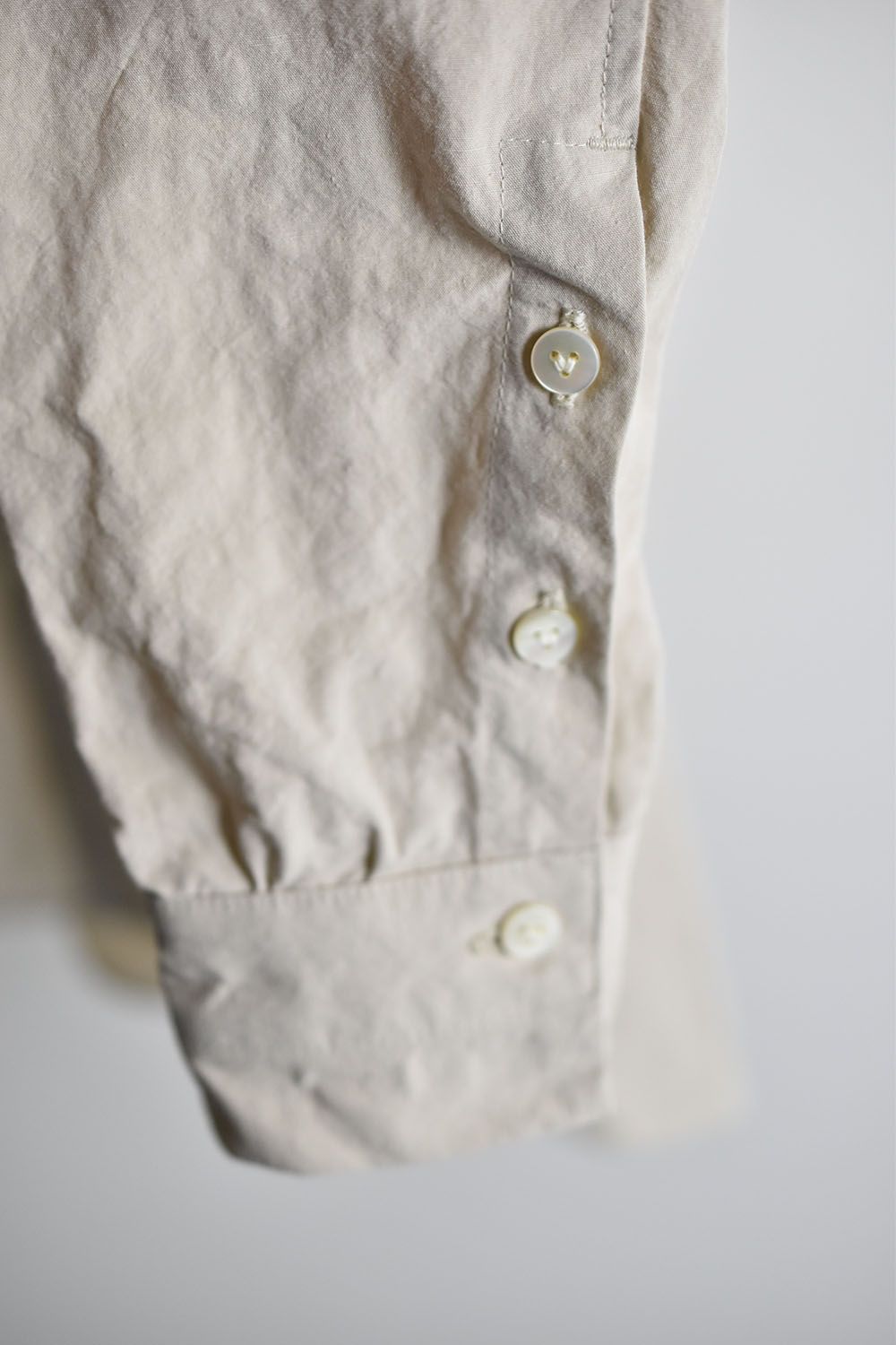 Sleeve Pocket Shirts"L.Biege"/スリーブポケットシャツ"ライトベージュ"