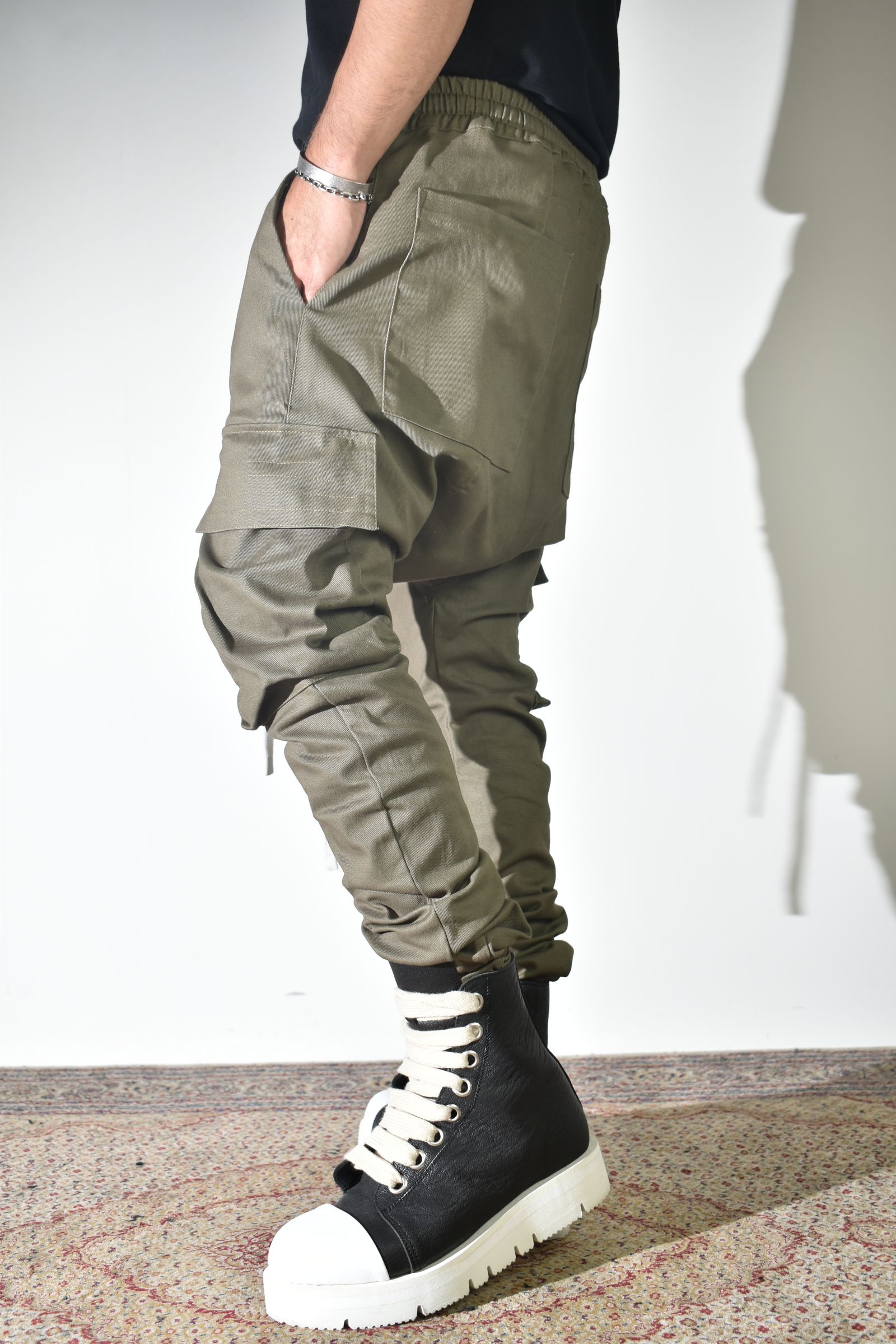 【Exclusive】Cargo Sarouel Skinny"Khaki" / カーゴサルエルスキニー"カーキ"