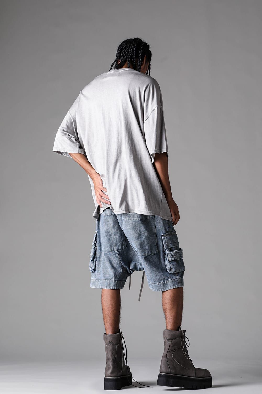 《2027SS先行予約》Denim Cargo Shorts"Blue" / デニムカーゴショーツ"ブルー"