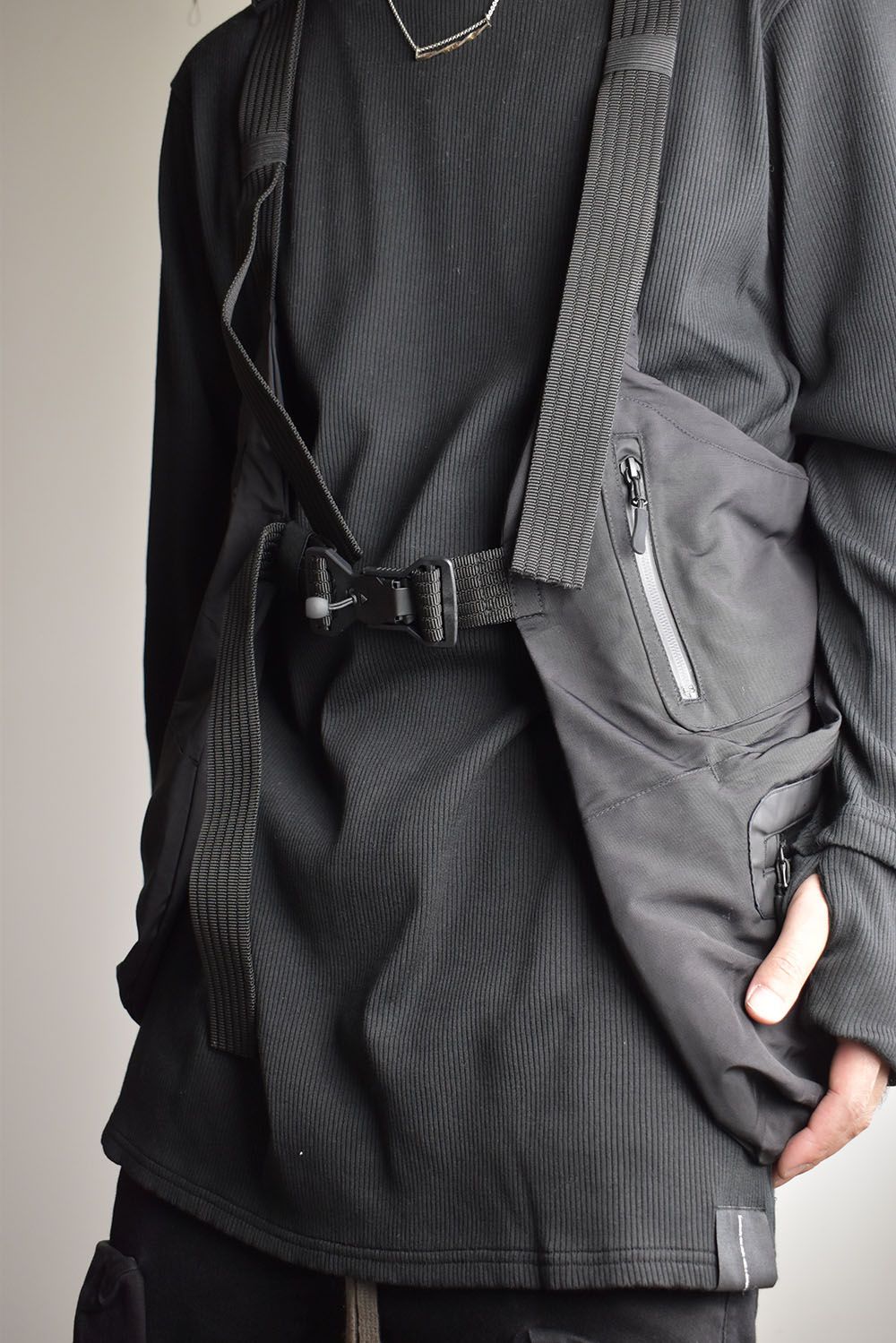 2Way Tactical Vest Bag"Black"/2ウェイタクティカルベストバッグ"ブラック"