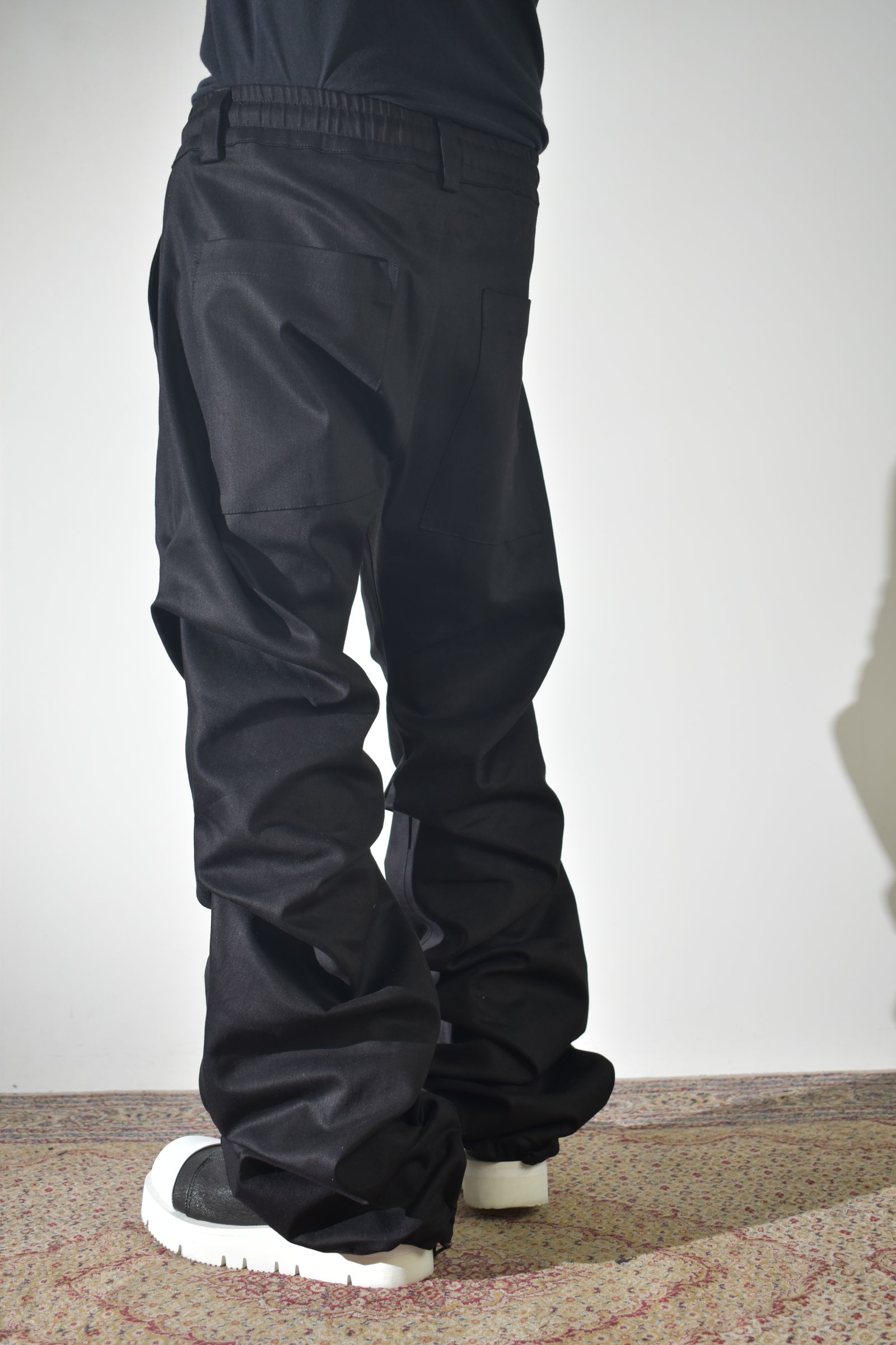 《2026AW先行予約》Boots Cut Tuck Pants"Black" / ブーツカットタックパンツ"ブラック"
