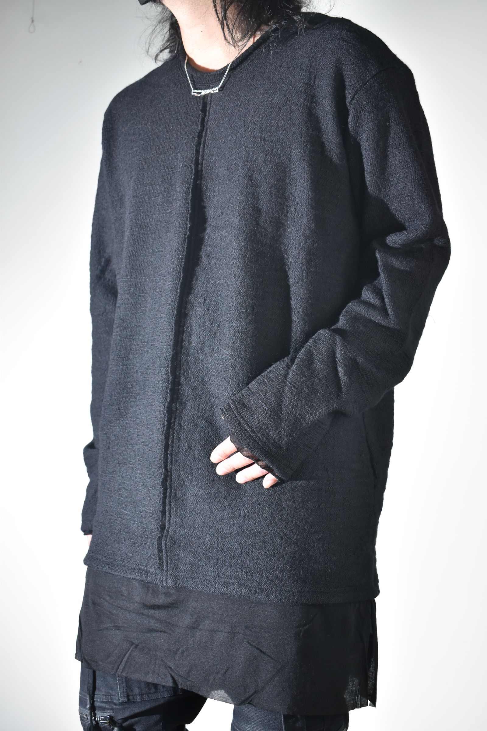 Layerd Long Sleeve Tee Shirt"Black" / レイヤードロングスリーブTeeシャツ"ブラック"