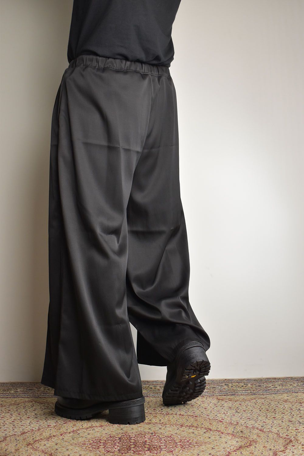 Easy Hakama Pants"Black" / イージー袴パンツ"ブラック"